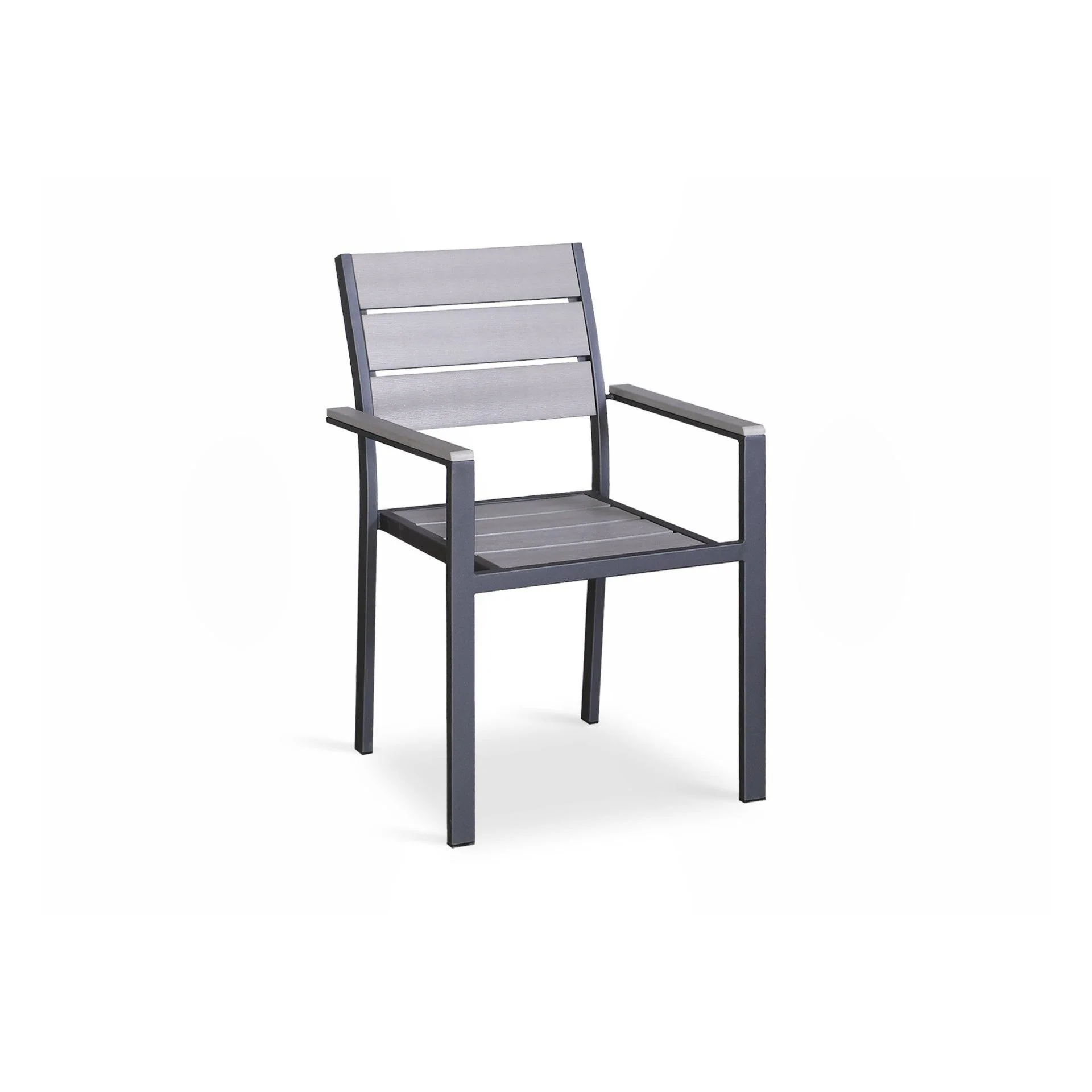Malakula 5 Piece Outdoor Dining Set - Grey - Image 8