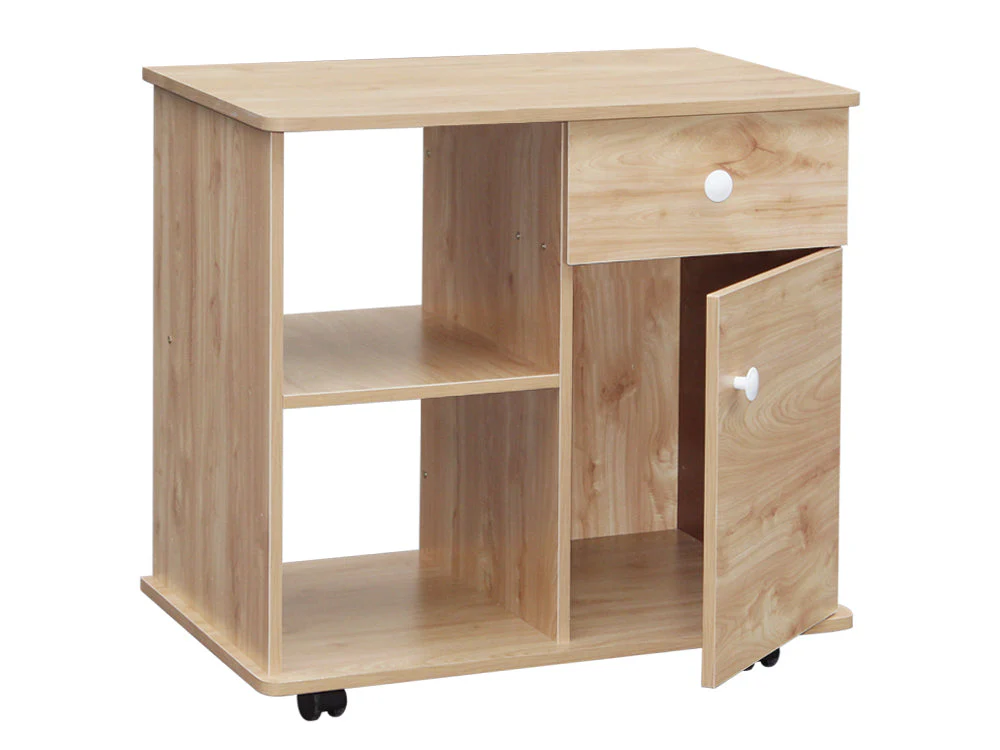 MALIGNE Storage Shelf Office Cabinet on Wheels - Image 16