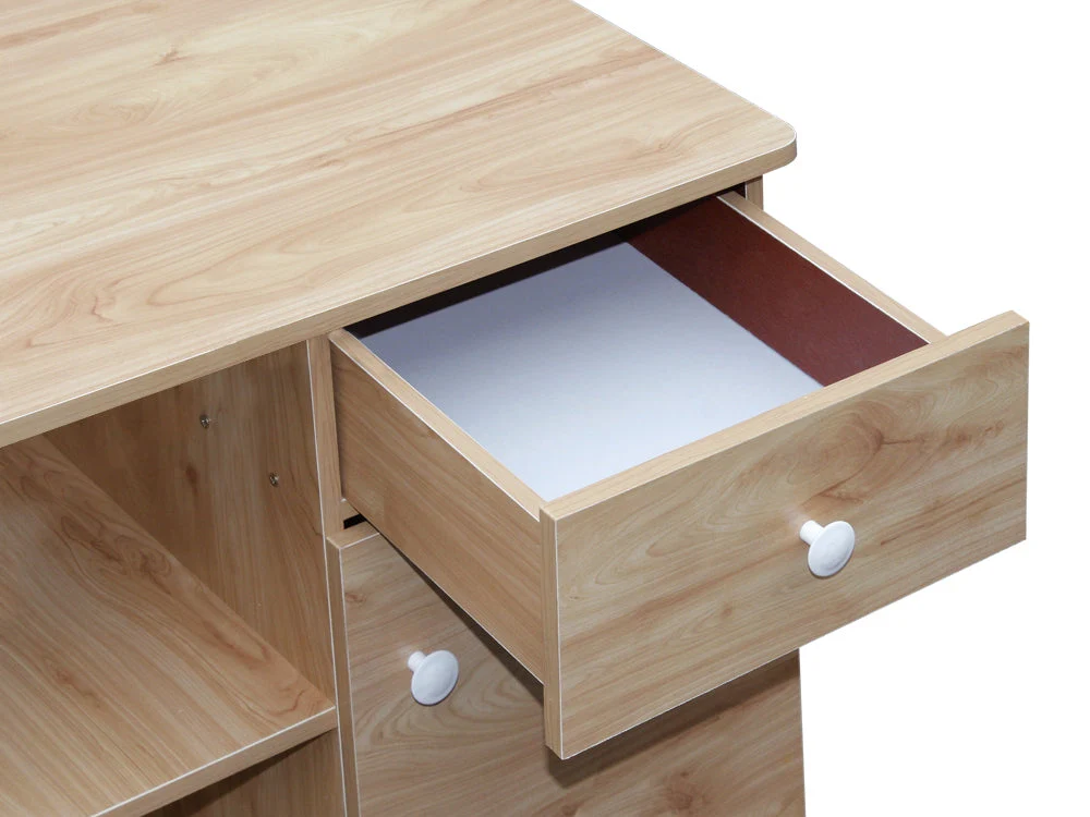 MALIGNE Storage Shelf Office Cabinet on Wheels - Image 6