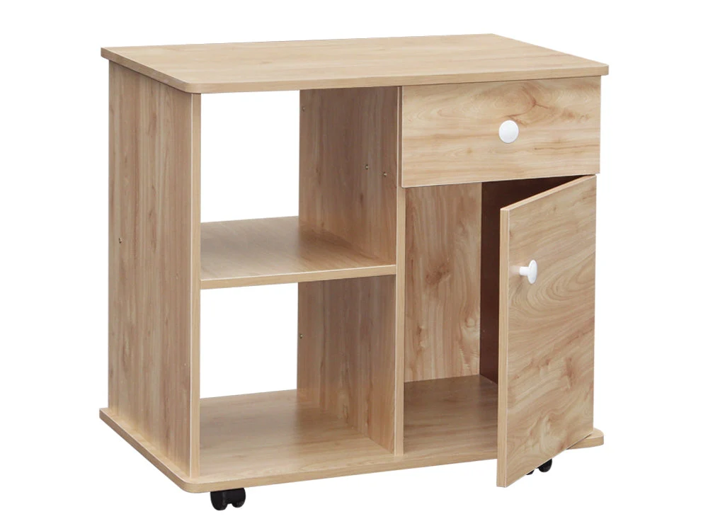 MALIGNE Storage Shelf Office Cabinet on Wheels - Image 8