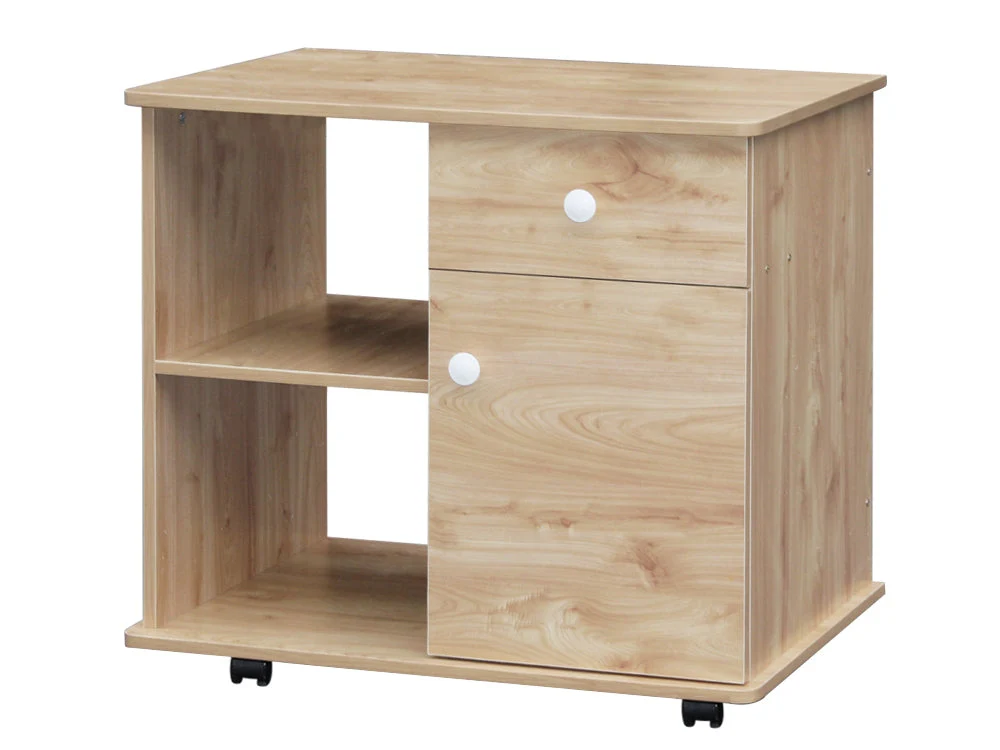 MALIGNE Storage Shelf Office Cabinet on Wheels - Image 9