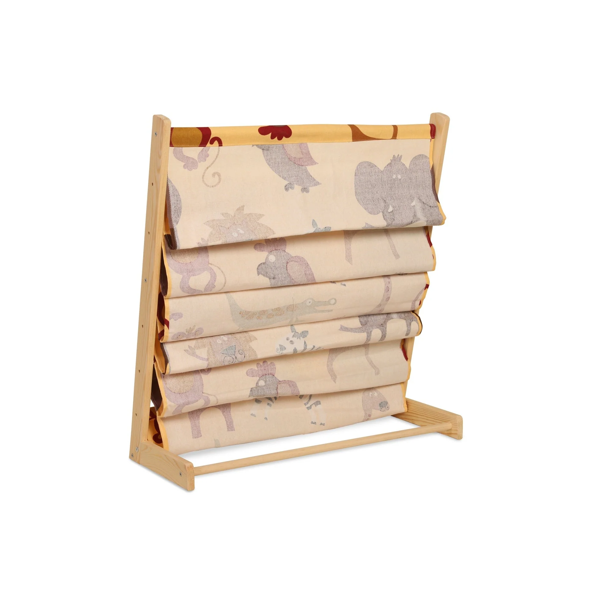 Mapam Wooden Kids Bookcase - Pattern - Image 3