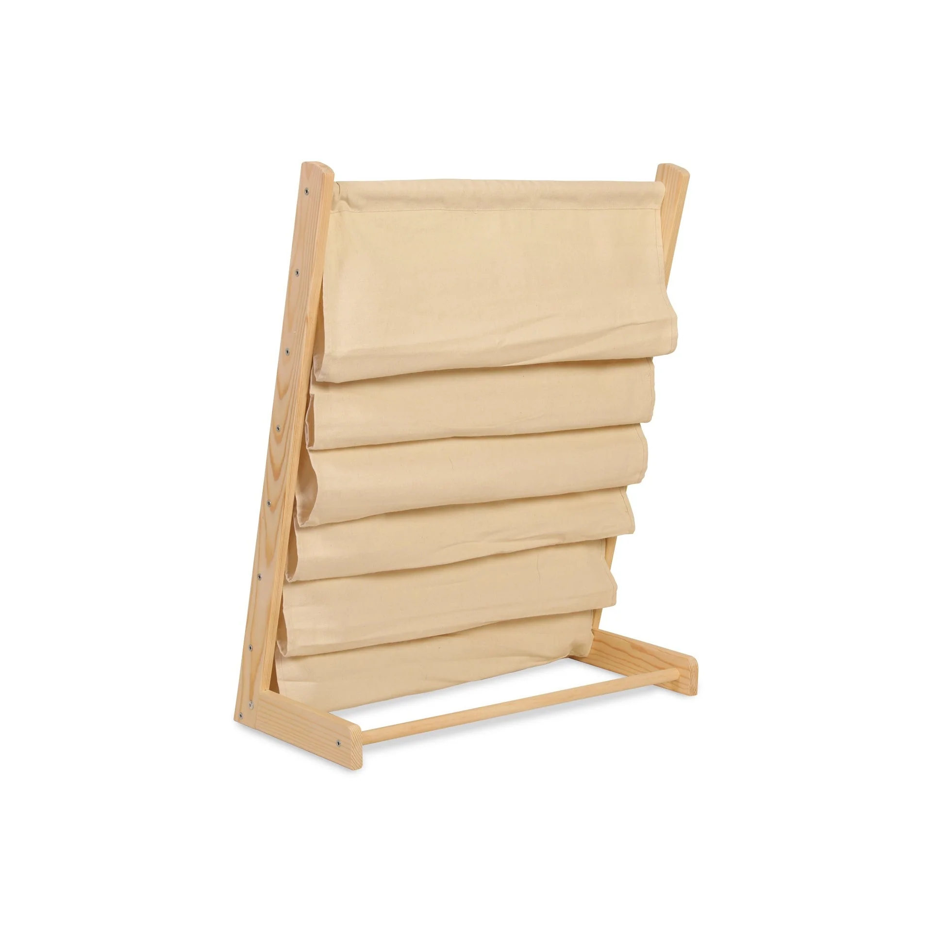 Mapam Wooden Slim Kids Bookcase - Oak - Image 3