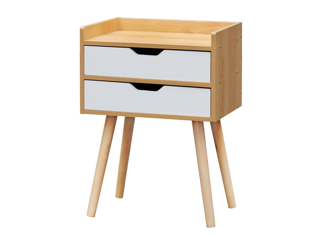 MARC Bedside Table Nightstand - Oak - Image 6