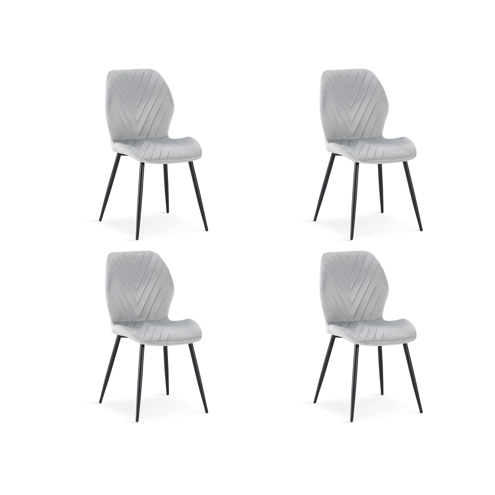 Margo Dining Chair - Set of 4 - Greyish Green - Image 3