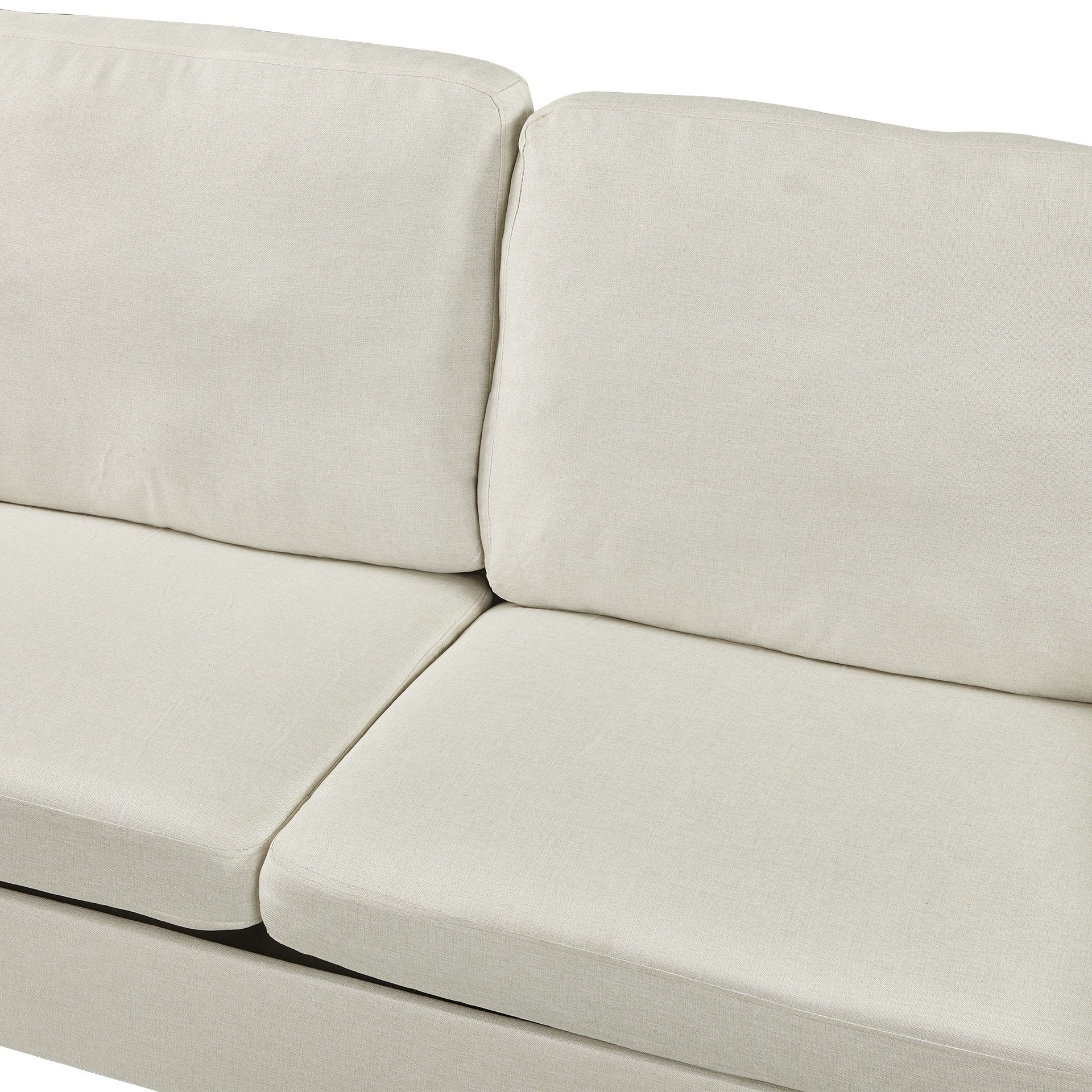 Marine 3 Seater Sofa - Beige - Image 11