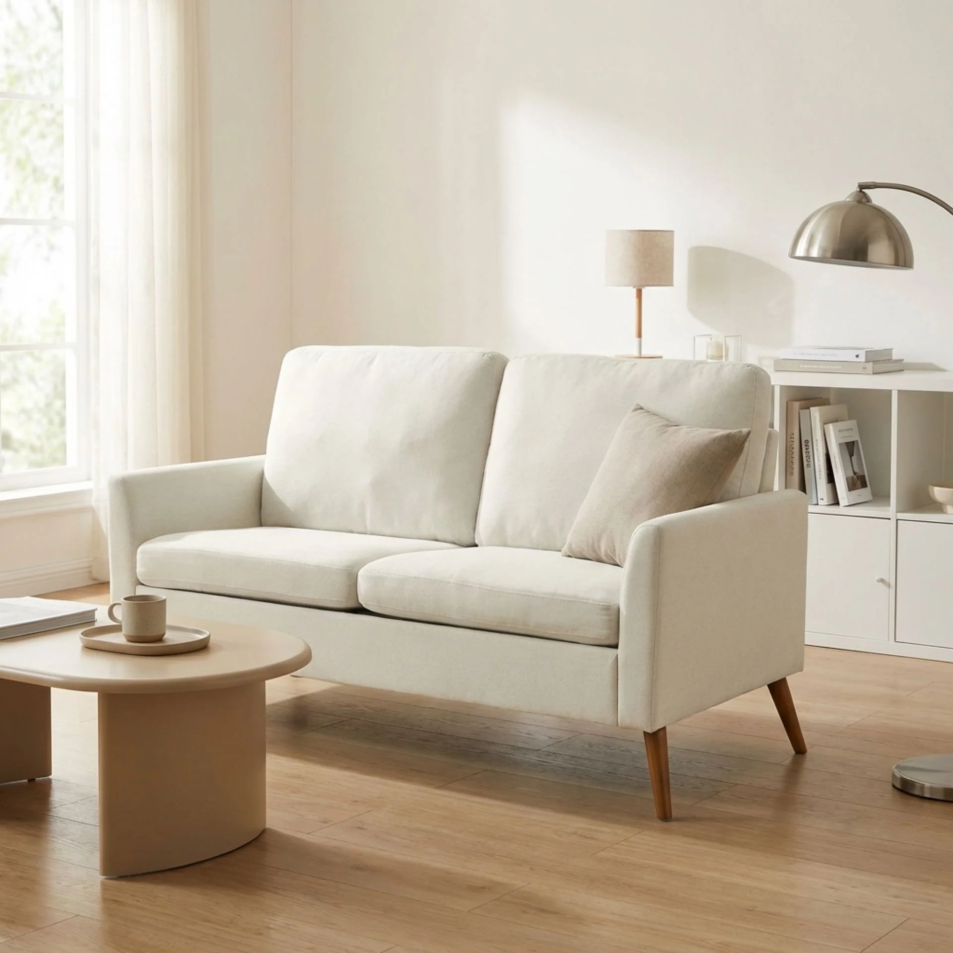 Marine 3 Seater Sofa - Beige - Image 3