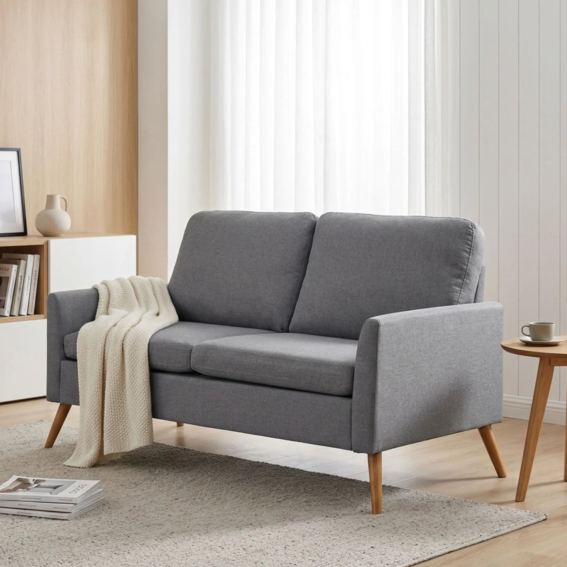 Marine 3 Seater Sofa - Dark Grey - Image 3