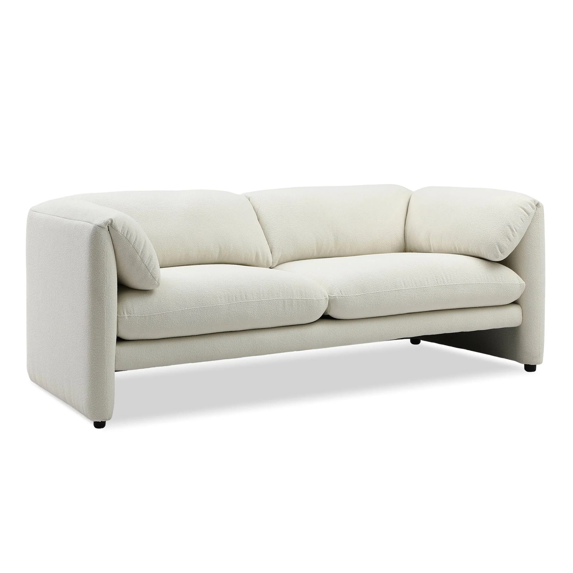 Marion 3 Piece Sofa Set - Cream - Image 5