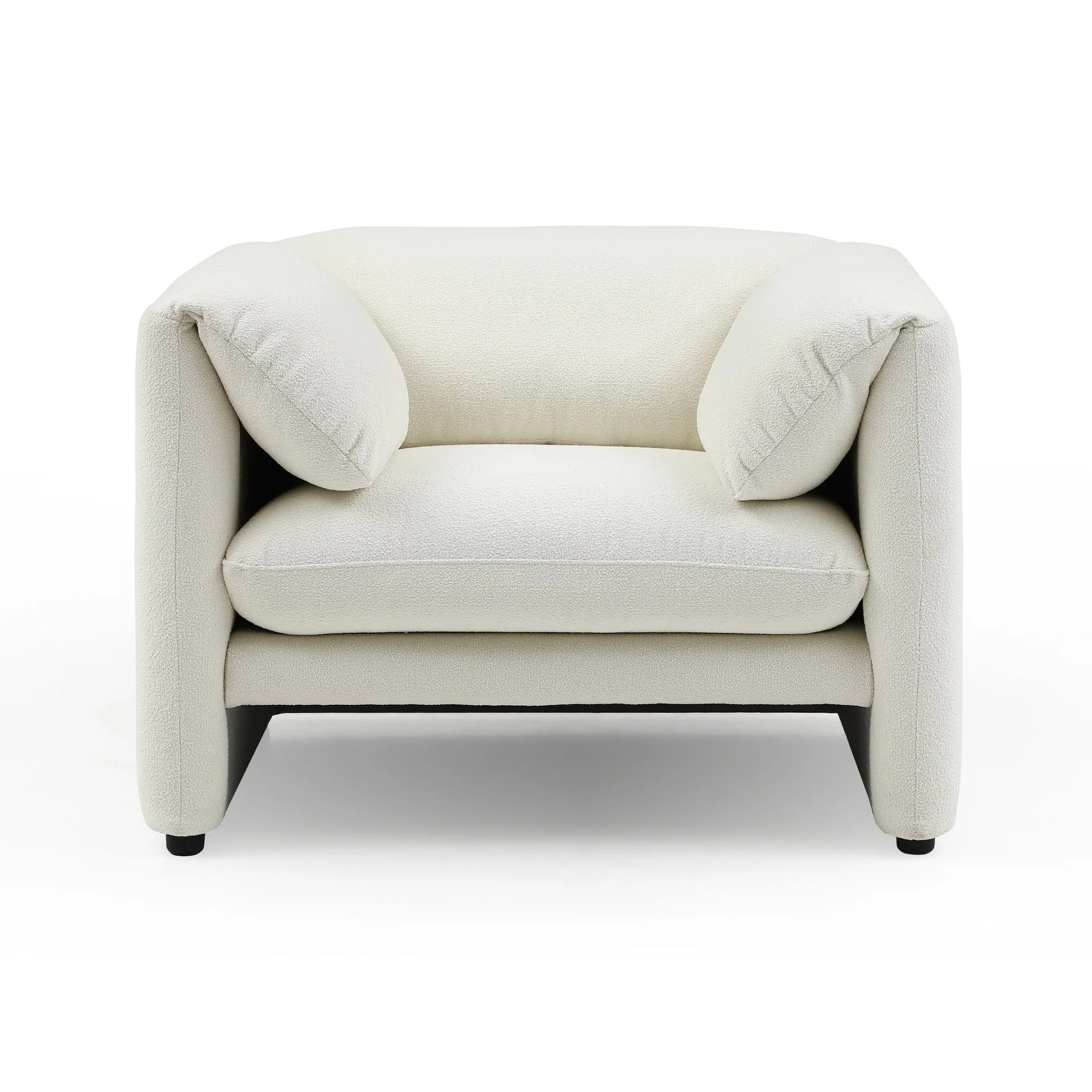 Marion Boucle Occasional Chair - Cream - Image 10
