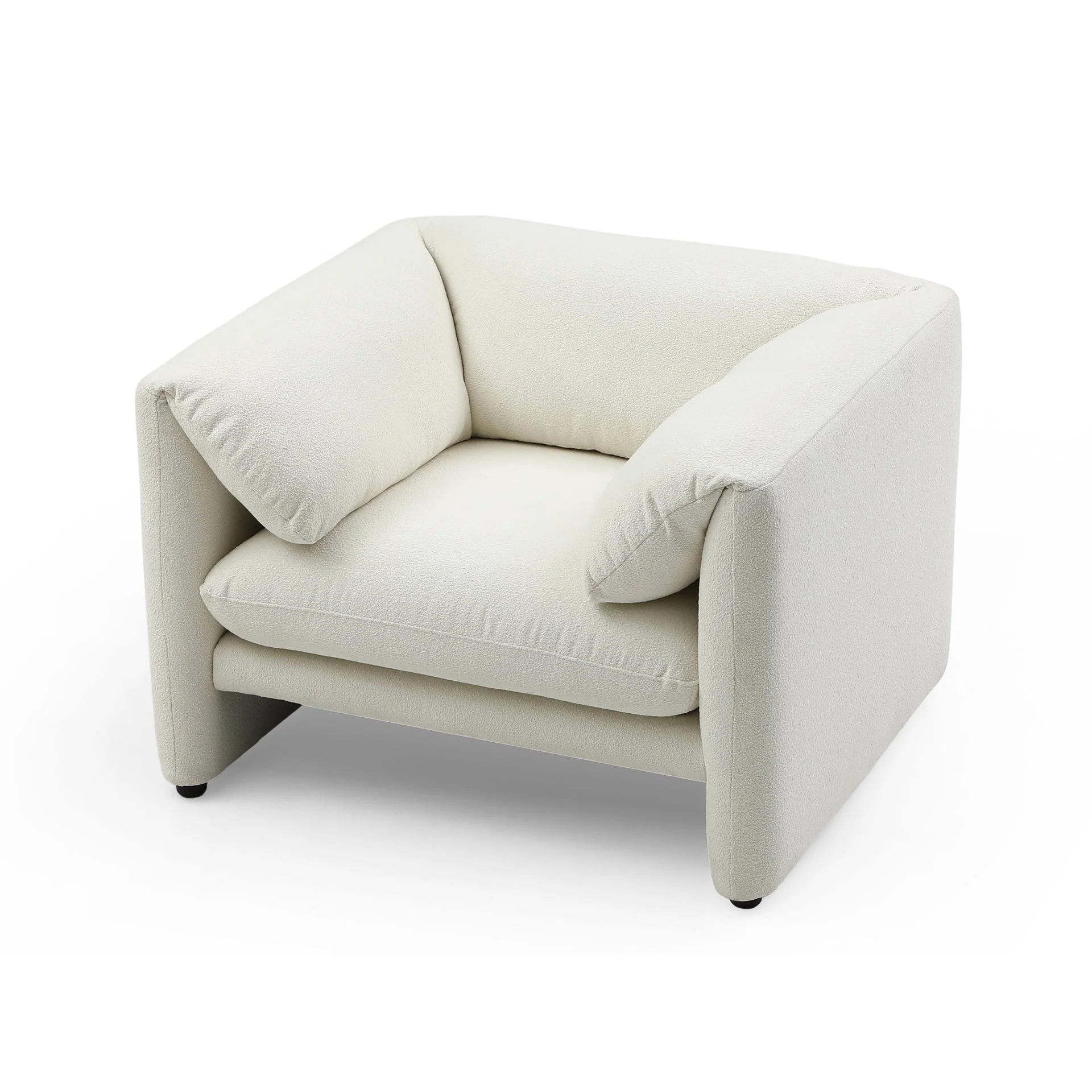 Marion Boucle Occasional Chair - Cream - Image 11