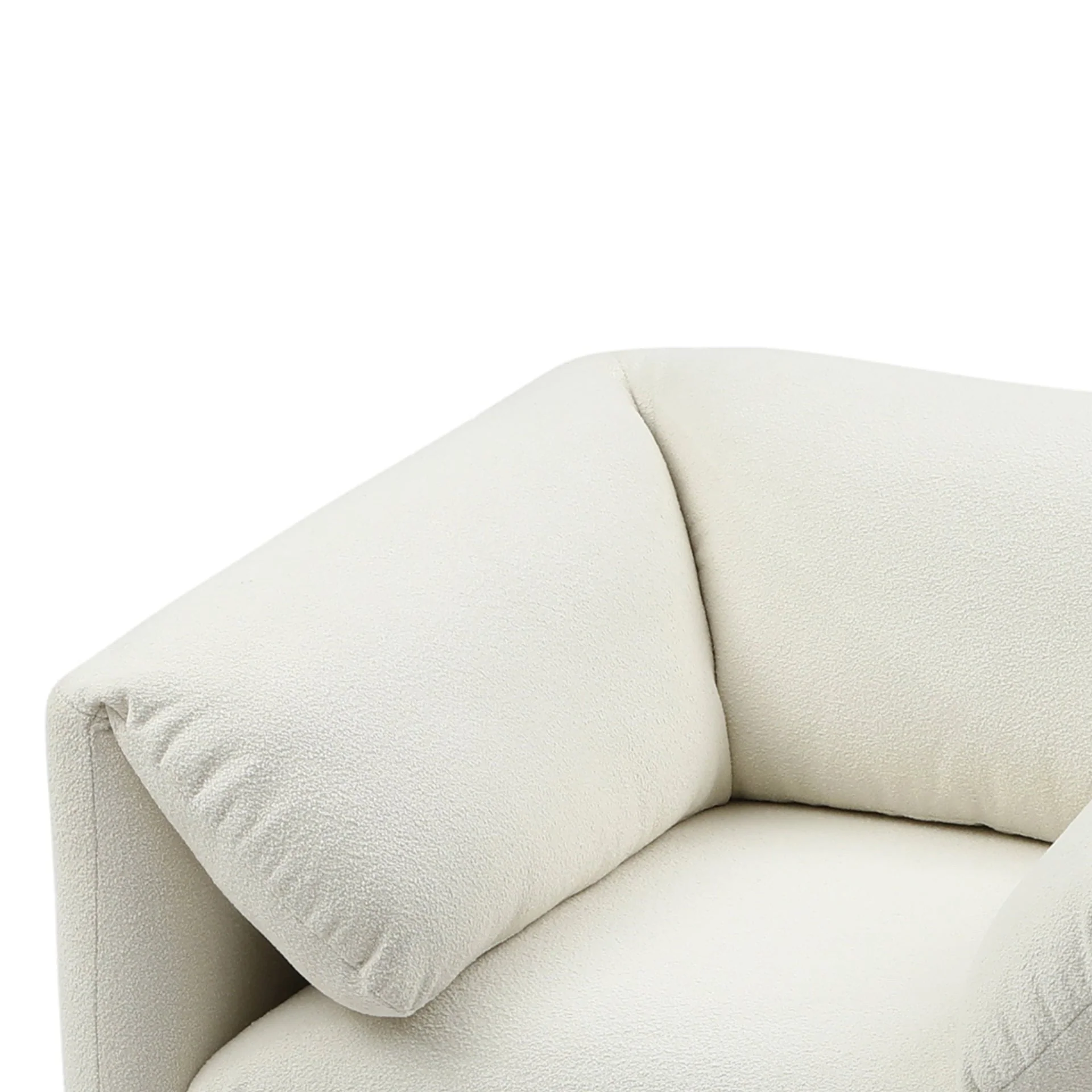 Marion Boucle Occasional Chair - Cream - Image 12