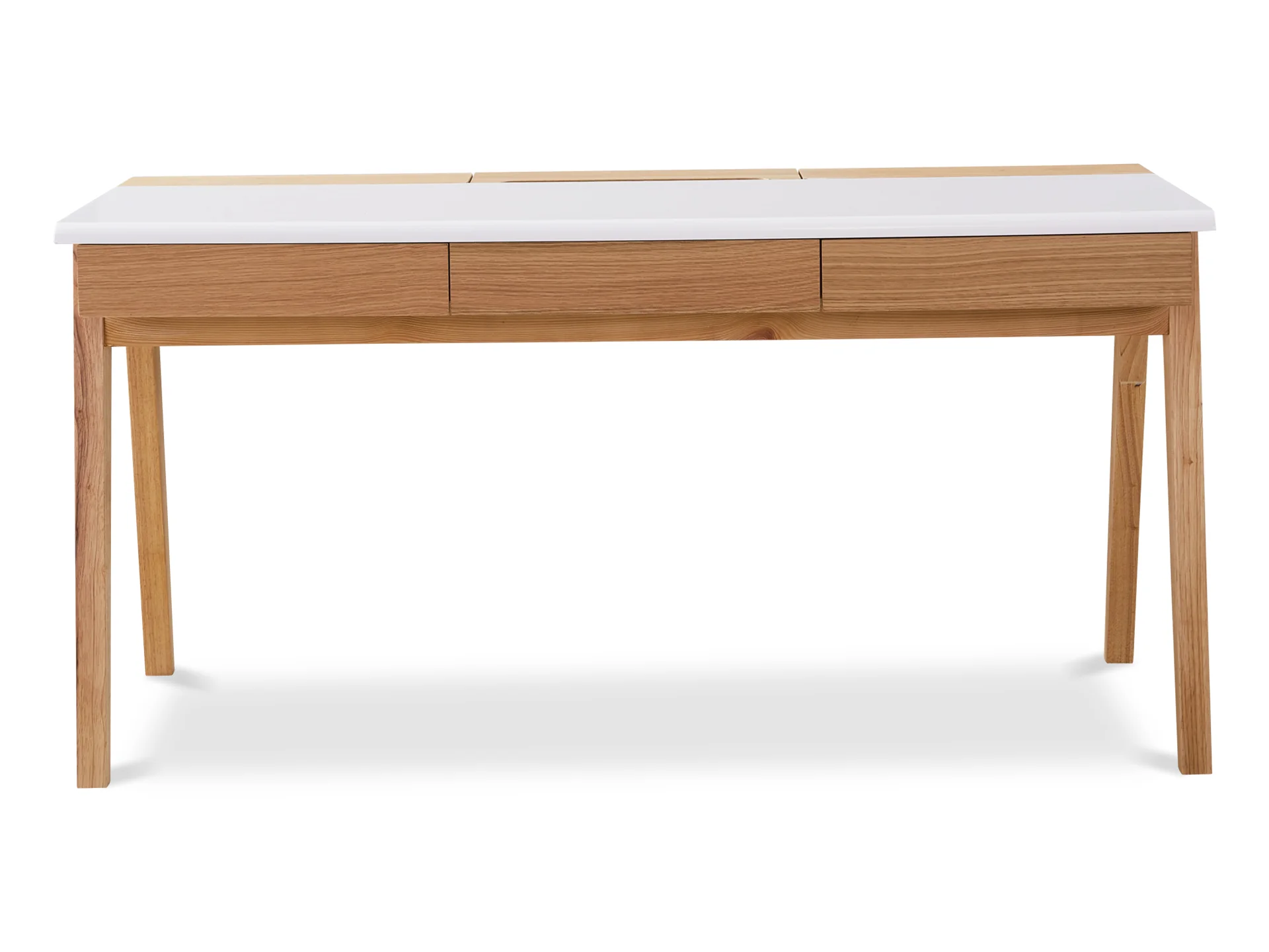 MARLEY 150CM Computer Desk - Oak - Image 4
