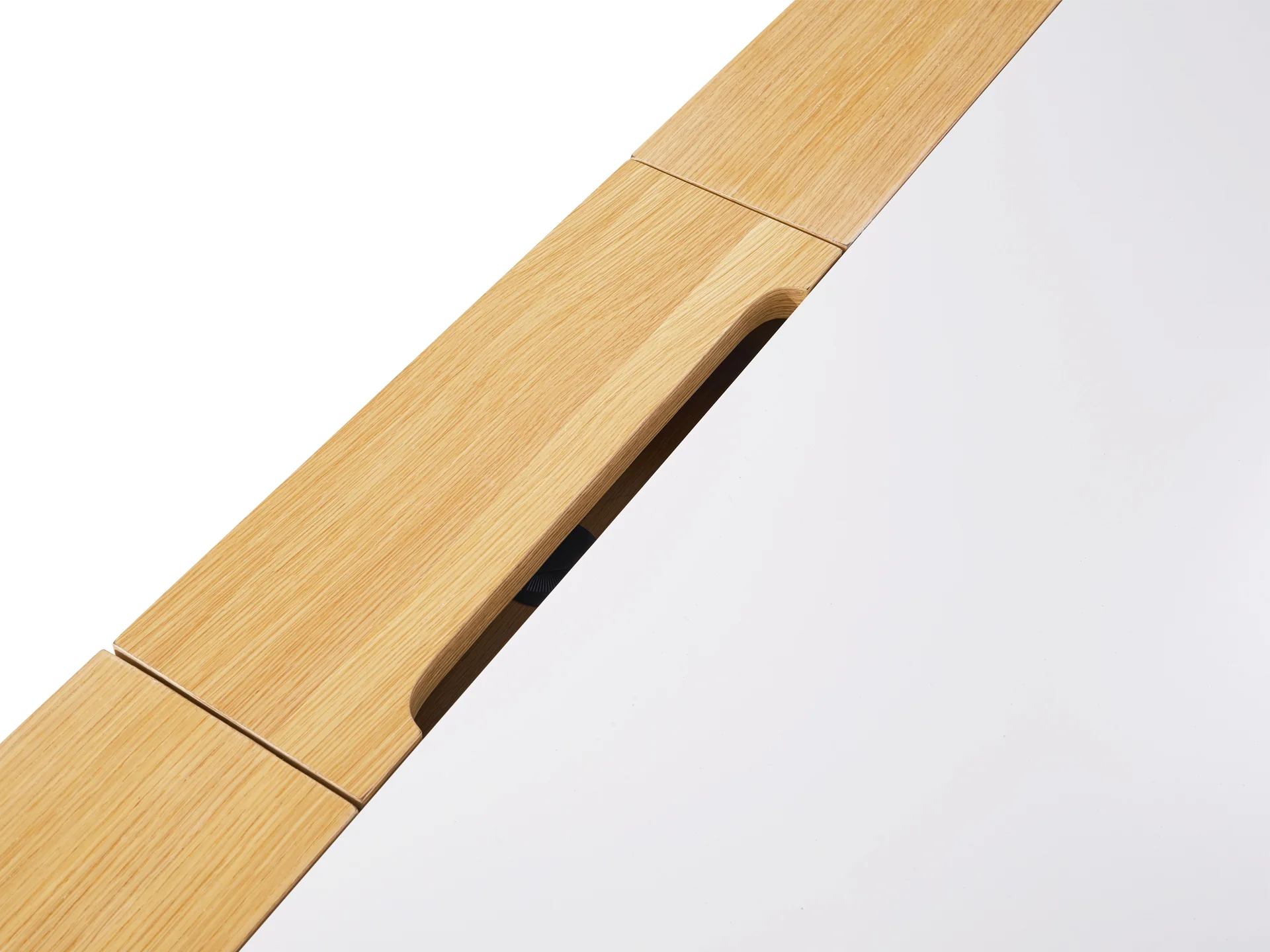 MARLEY 150CM Computer Desk - Oak - Image 7