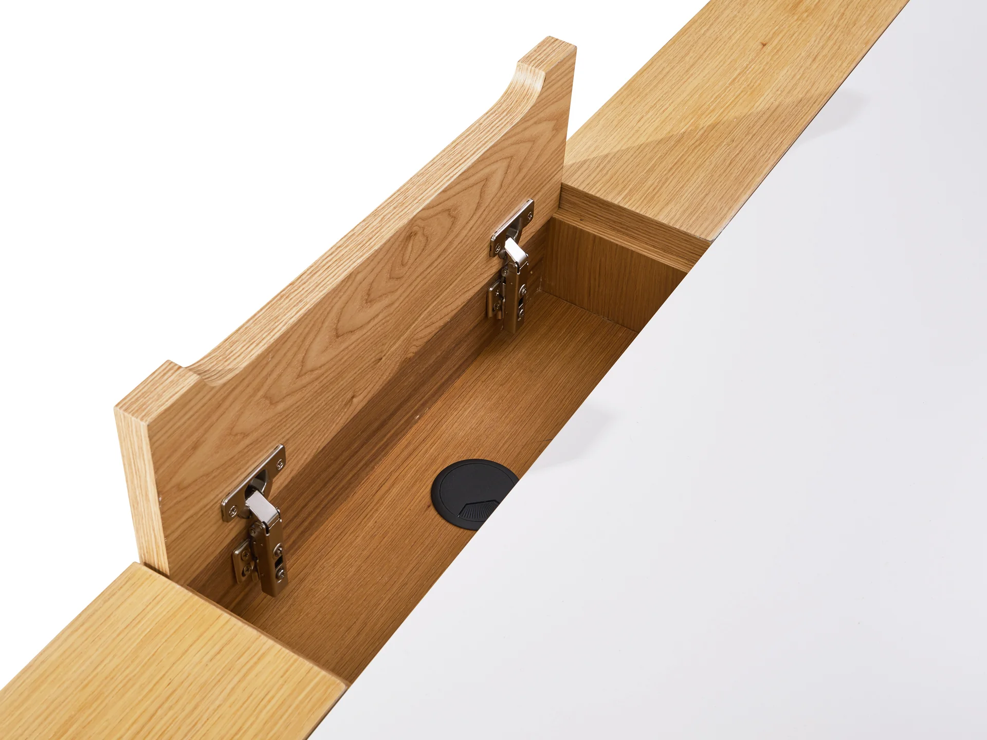 MARLEY 150CM Computer Desk - Oak - Image 9