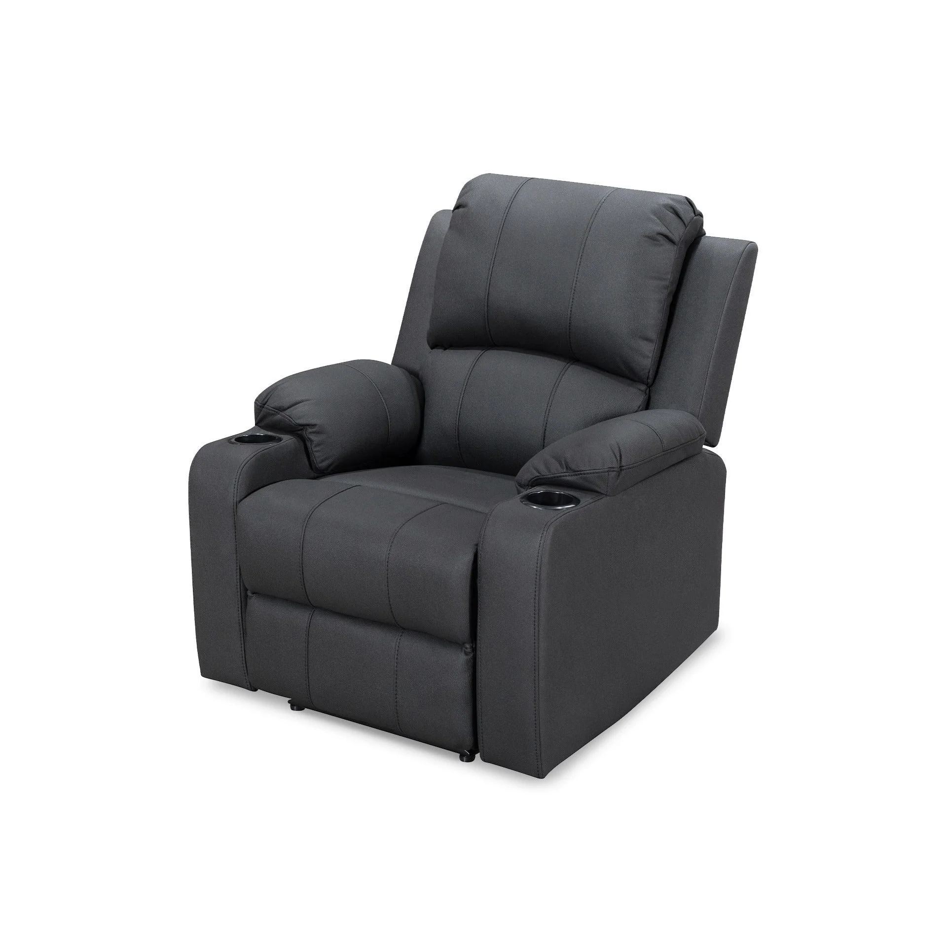 Marton Electric Recliner Chair - Black - Image 11