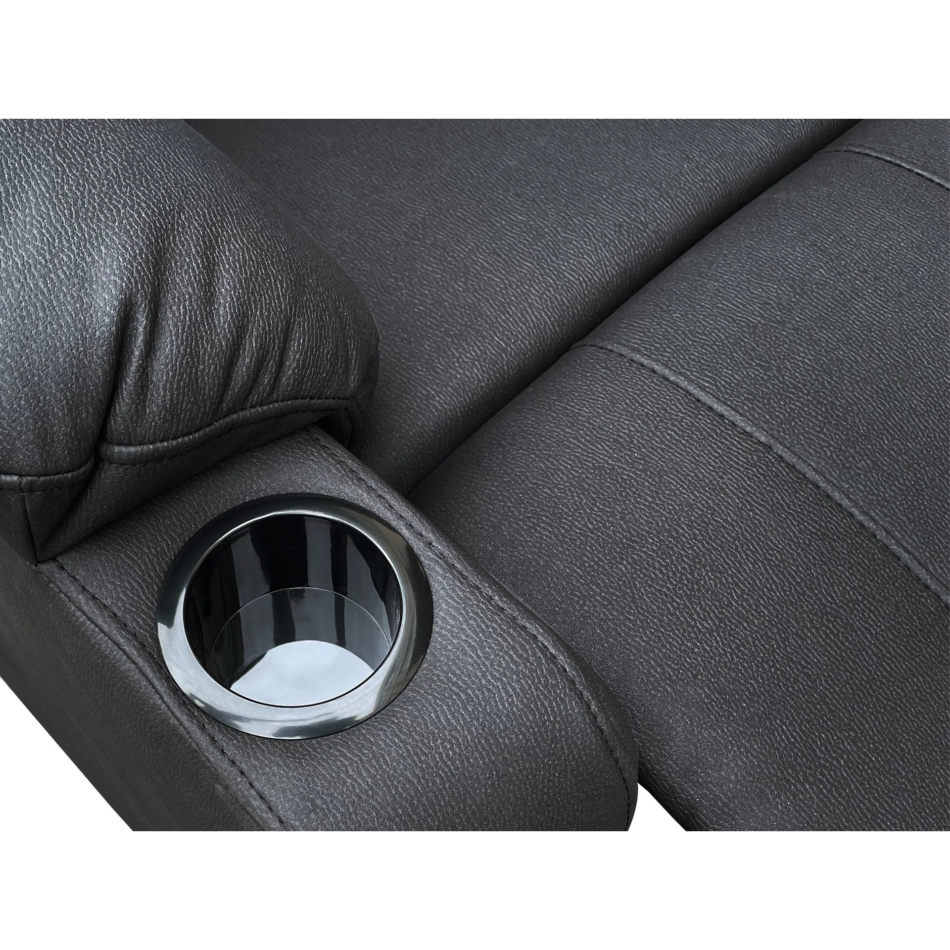 Marton Electric Recliner Chair - Black - Image 12