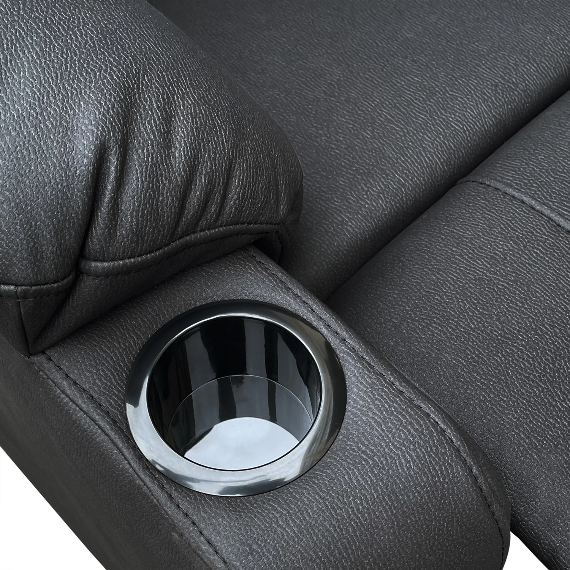 Marton Manual Recliner Chair - Black - Image 13