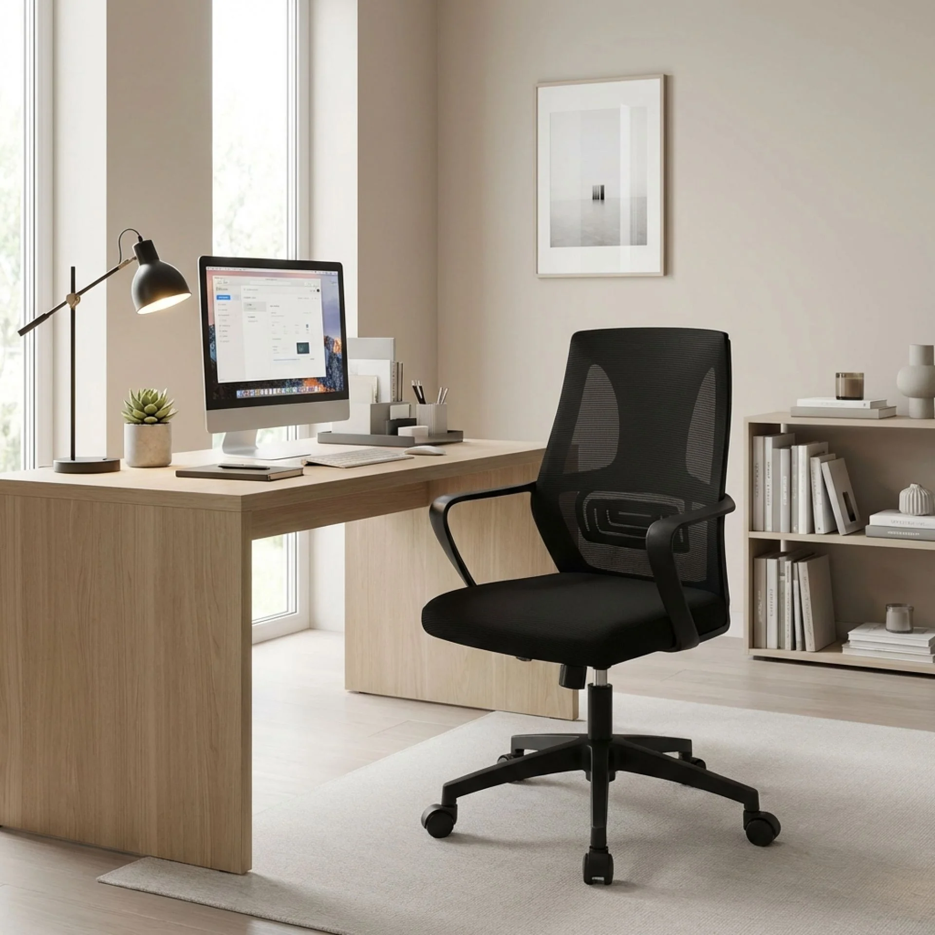 Marvel Office Chair - Black - Image 3