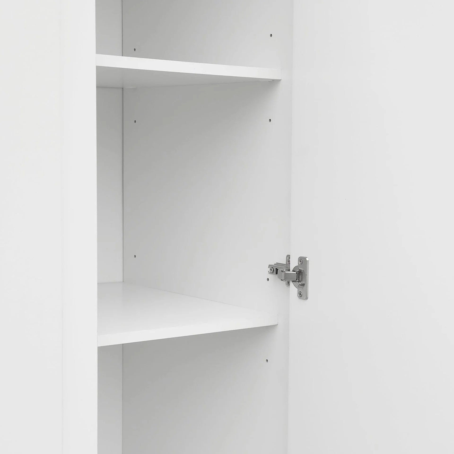 Mason 3 Door Wardrobe - White - Image 9