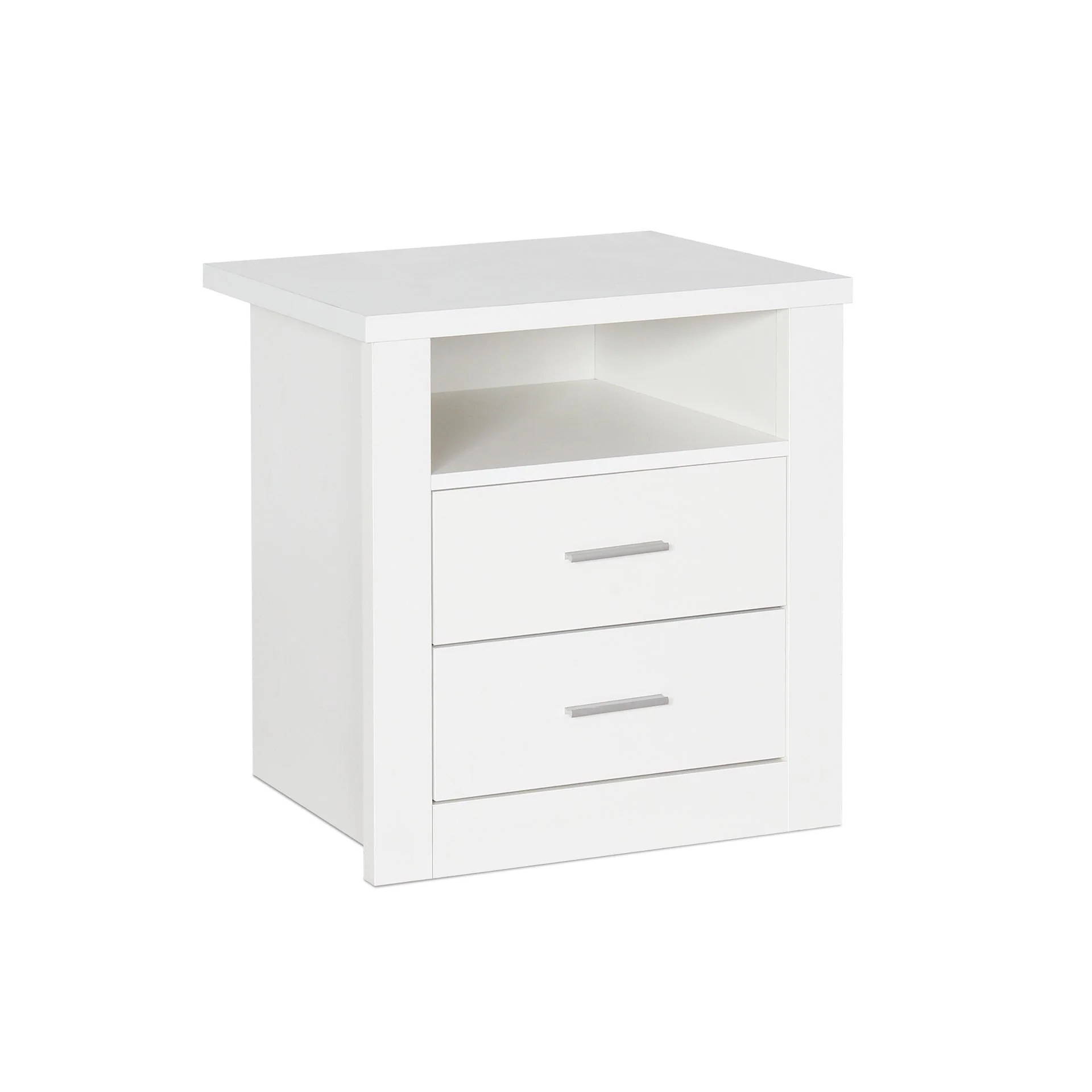 Mateo Wooden Bedside Table - White - Image 7