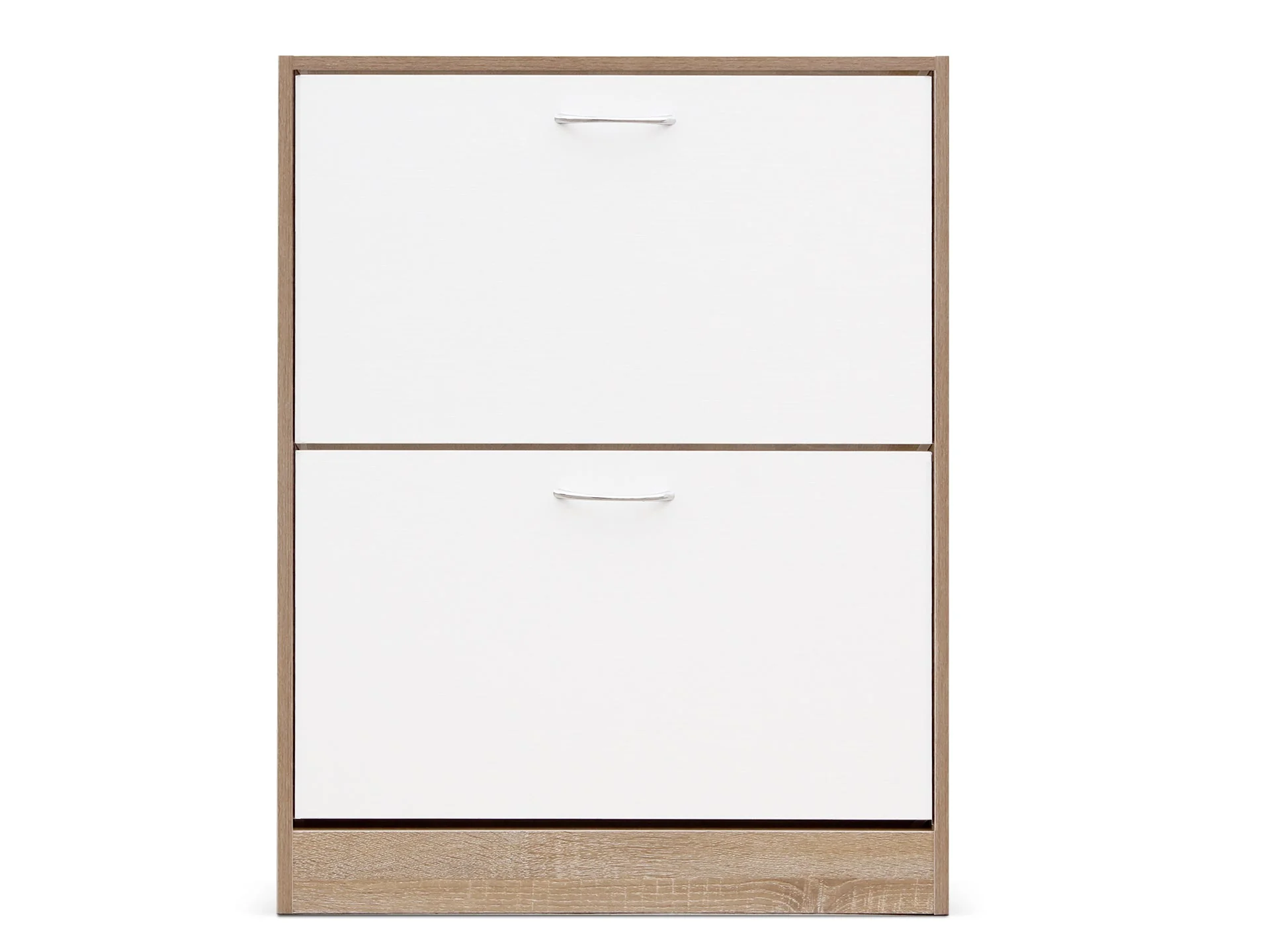 Matilda 2 Drawer Shoe Cabinet Storage Rack - Oak - Image 3
