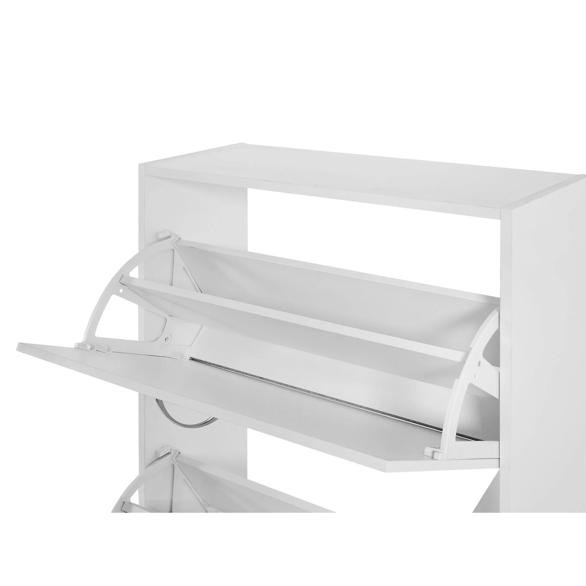 Matilda 3 Drawer Shoe Cabinet Storage Rack - White - Image 5