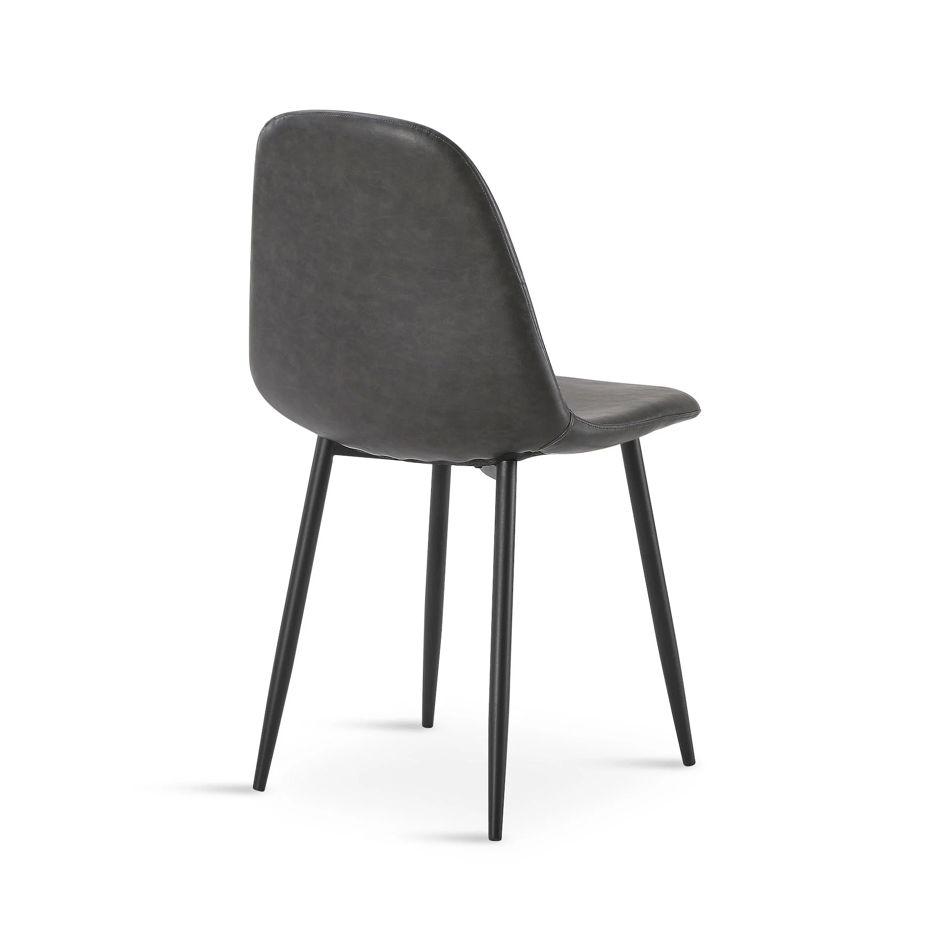 Matthew PU Leather Dining Chair - Set of 4 - Grey - Image 14