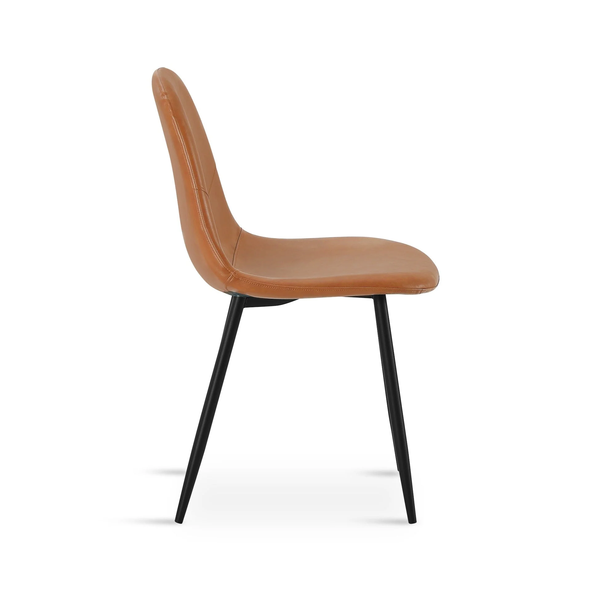 Matthew PU Leather Dining Chair - Set of 4 - Orange - Image 7