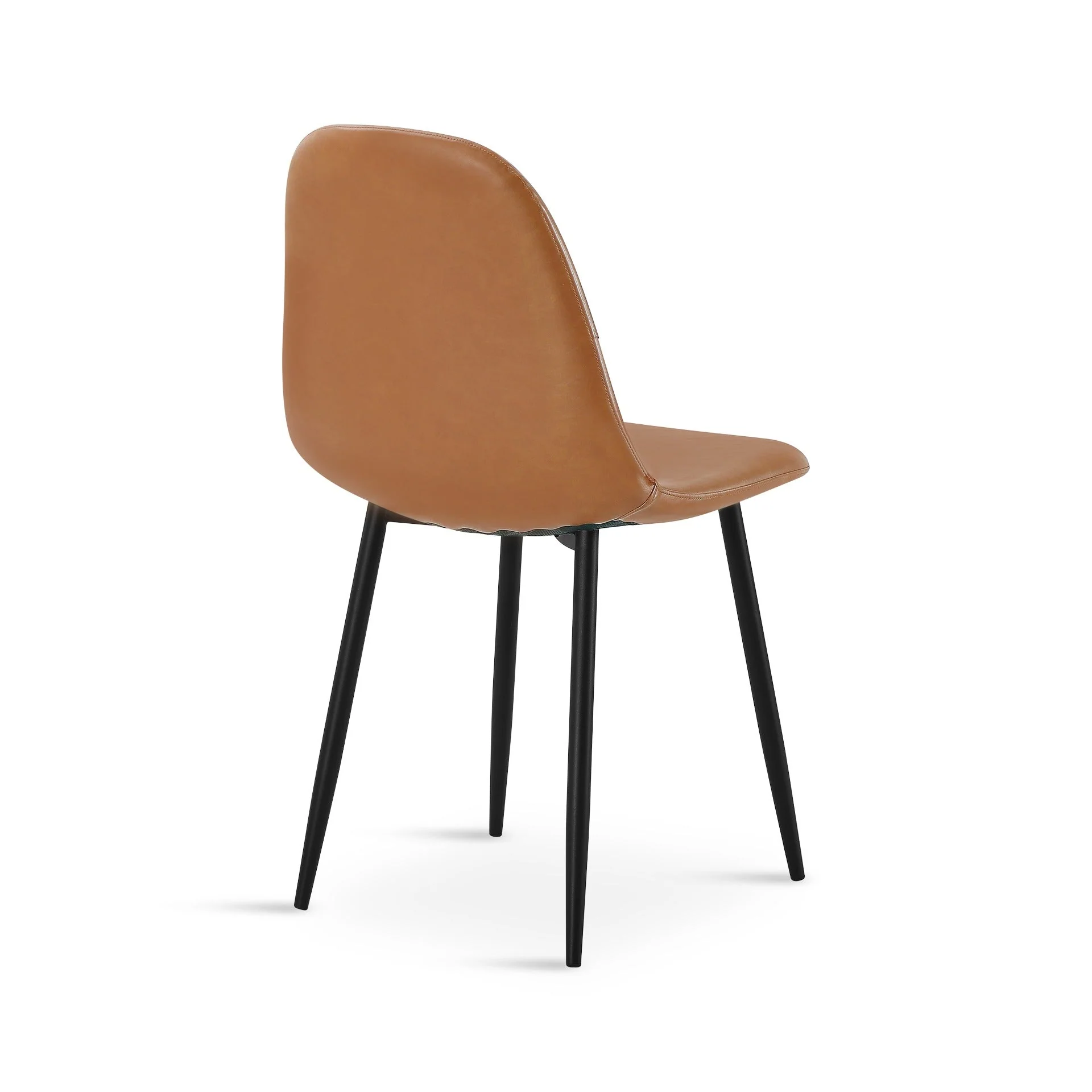 Matthew PU Leather Dining Chair - Set of 4 - Orange - Image 8