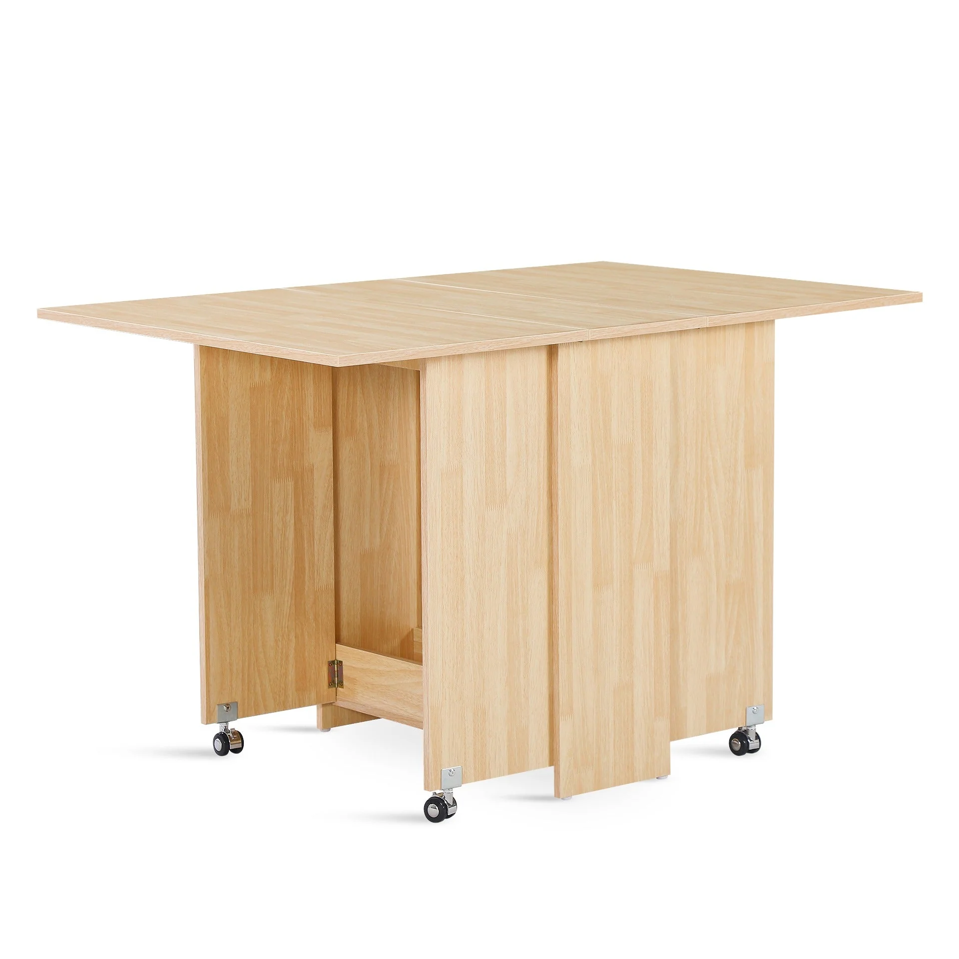 Maverick Foldable Dining Table - Light Oak - Image 5