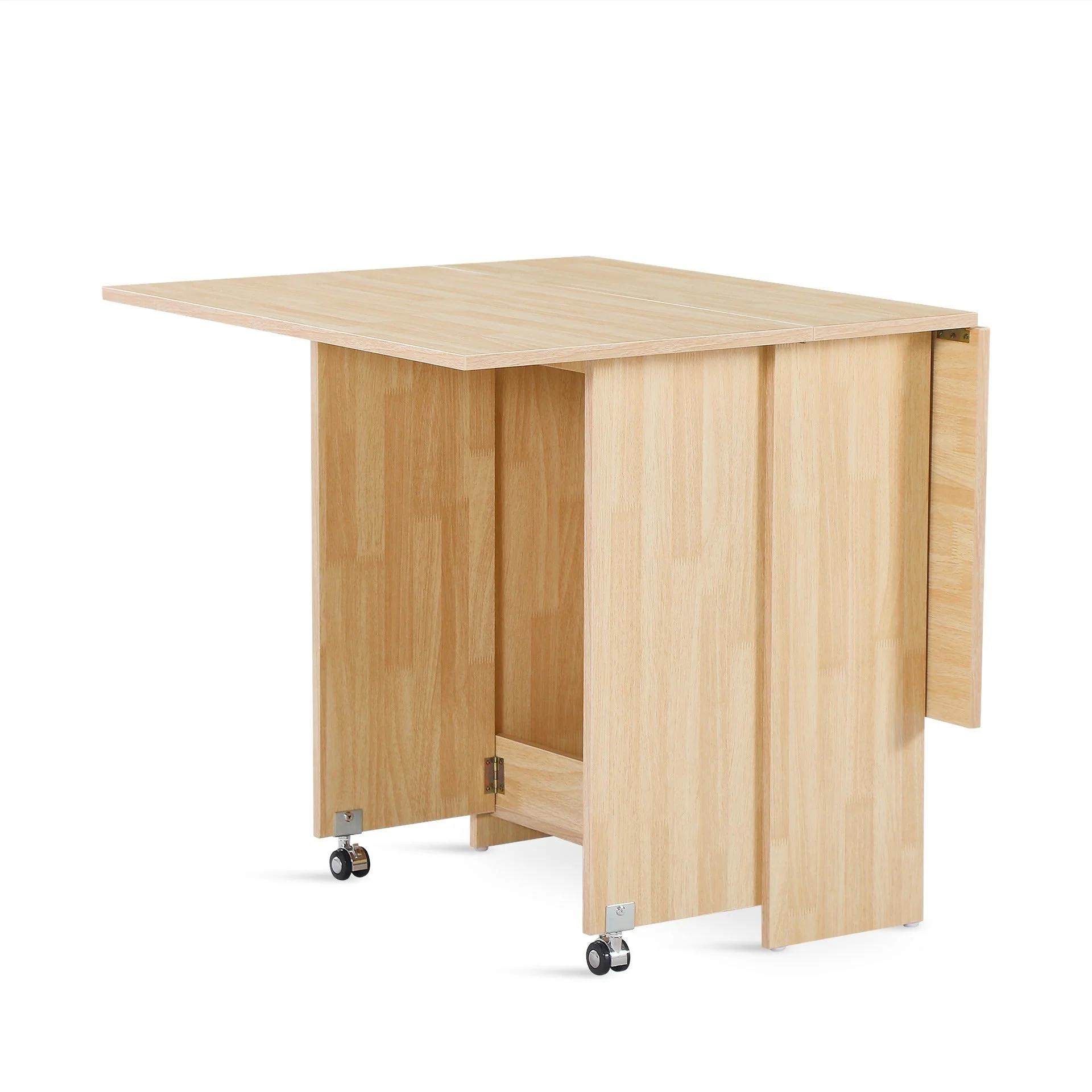 Maverick Foldable Dining Table - Light Oak - Image 7