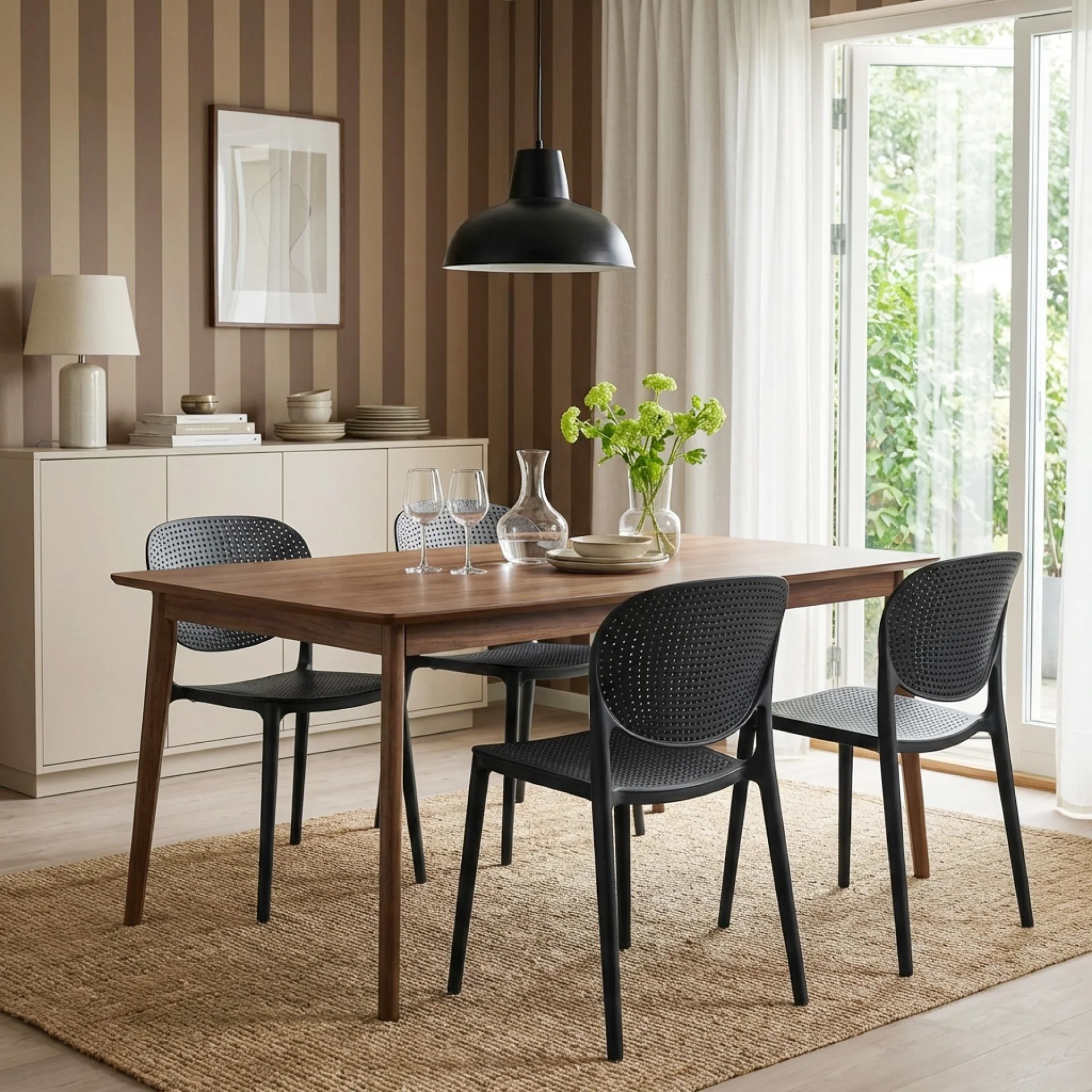 Max Dining Chair - Set of 4 - Black - Image 3