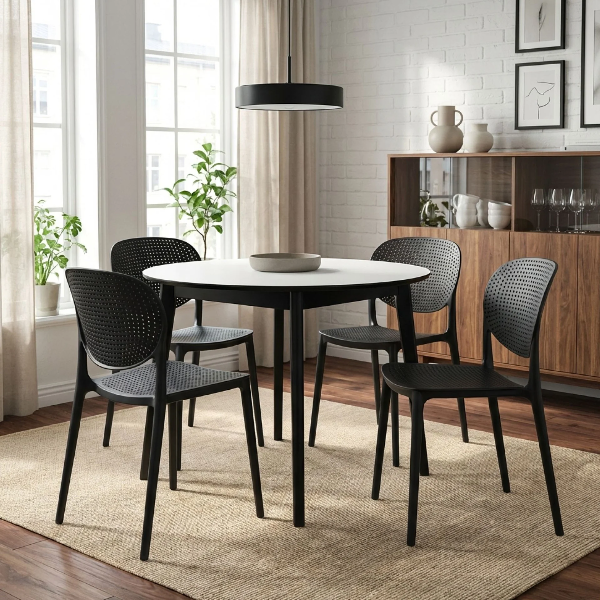 Max Dining Chair - Set of 4 - Black - Image 6