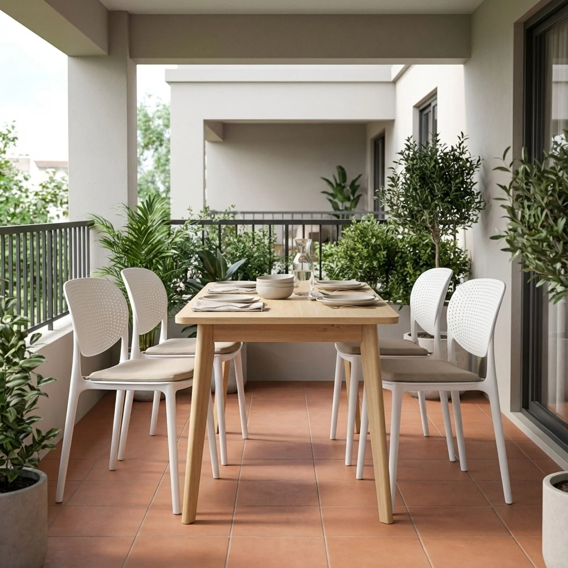 Max Dining Chair - Set of 4 - White - Image 5