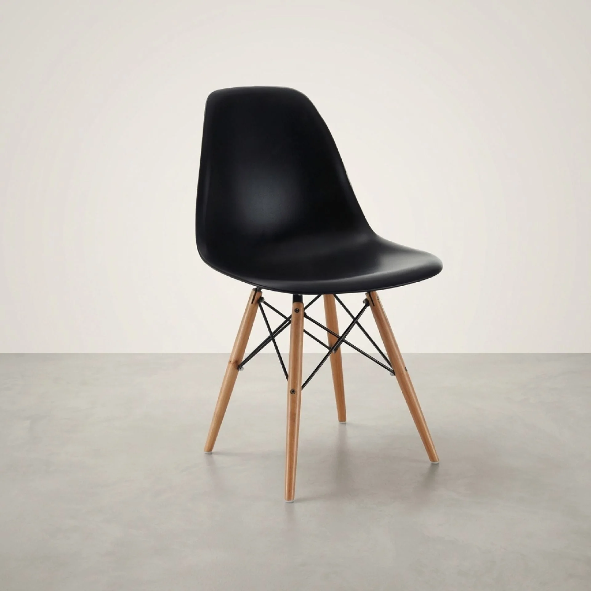 Maya Dining Chair Eiffel Tower Replica - Set of 4 - Black - Image 9