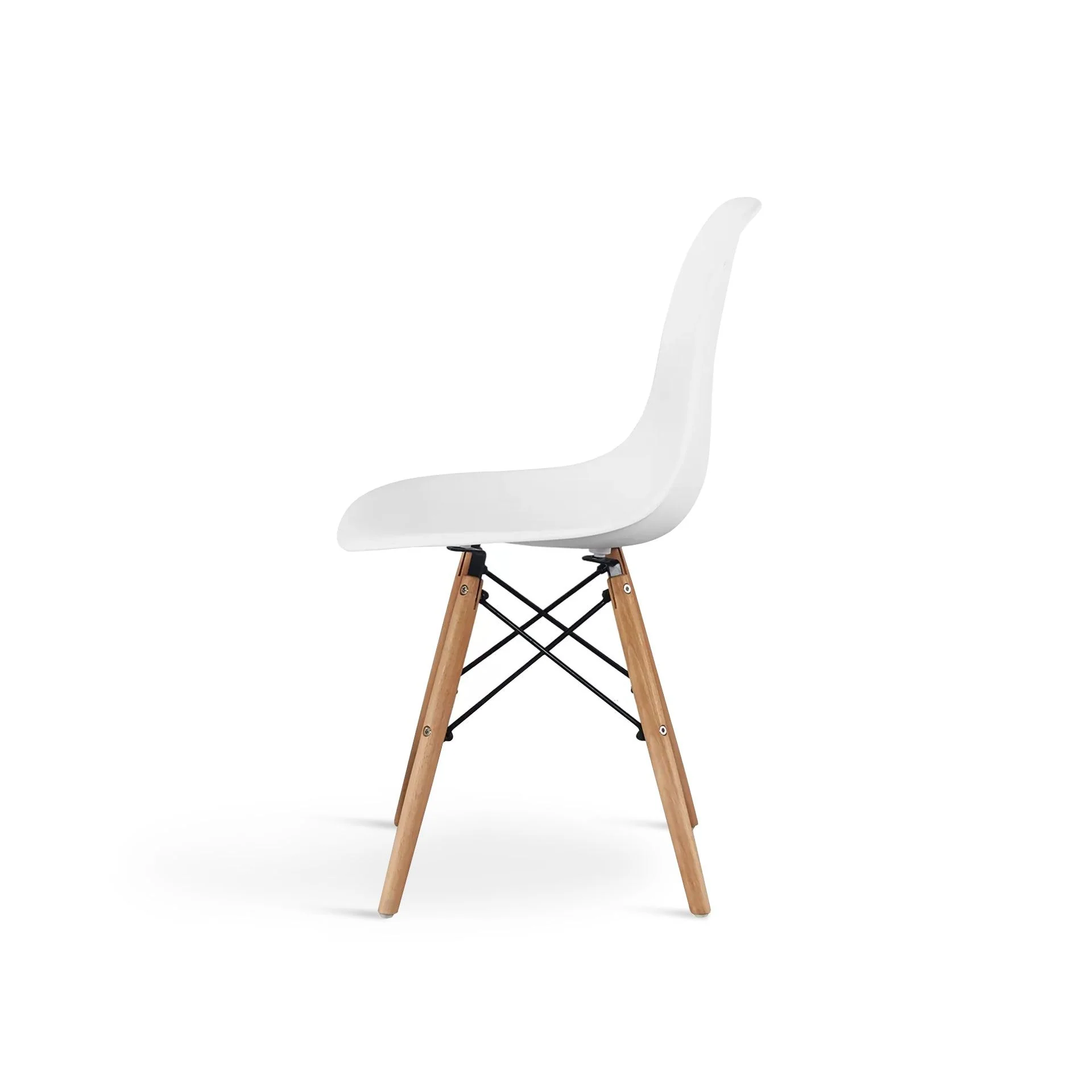 Maya Dining Chair Eiffel Tower Replica - Set of 4 - White - Image 10