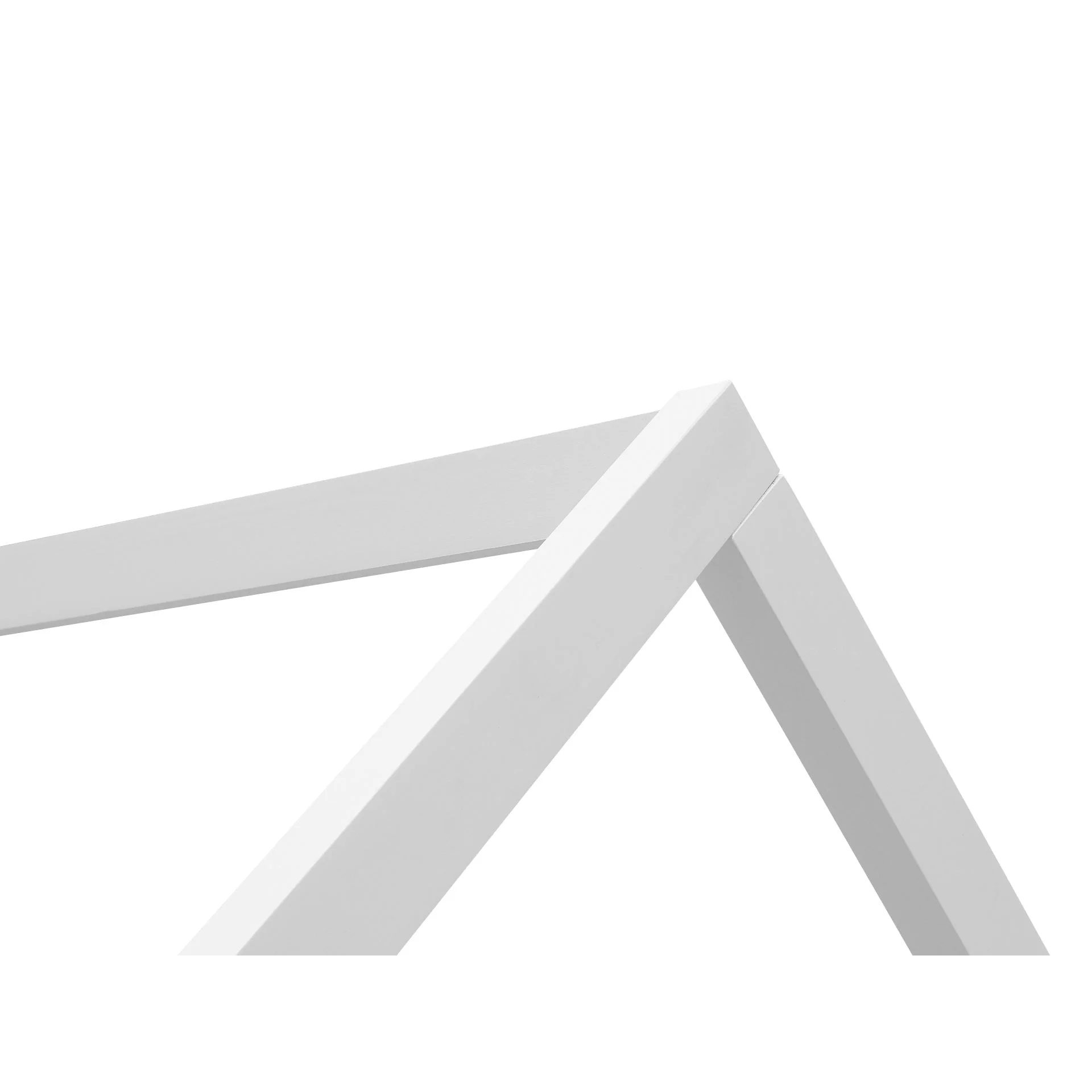 Mayon Single Wooden House Bed Frame - White - Image 10