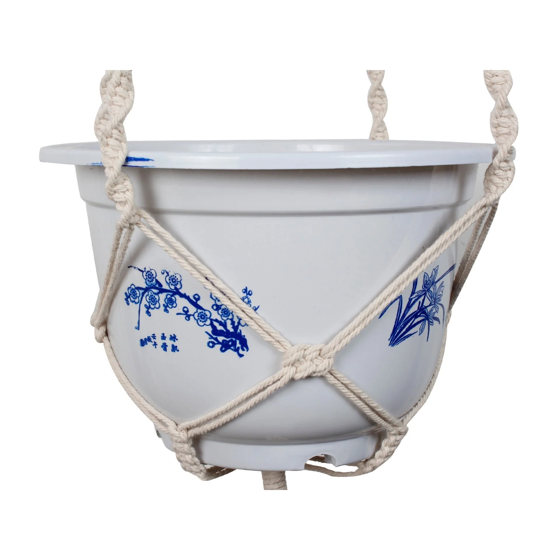 Mecrame Rope Plant Hanger Indoor Pot Plant Hanger - Image 2