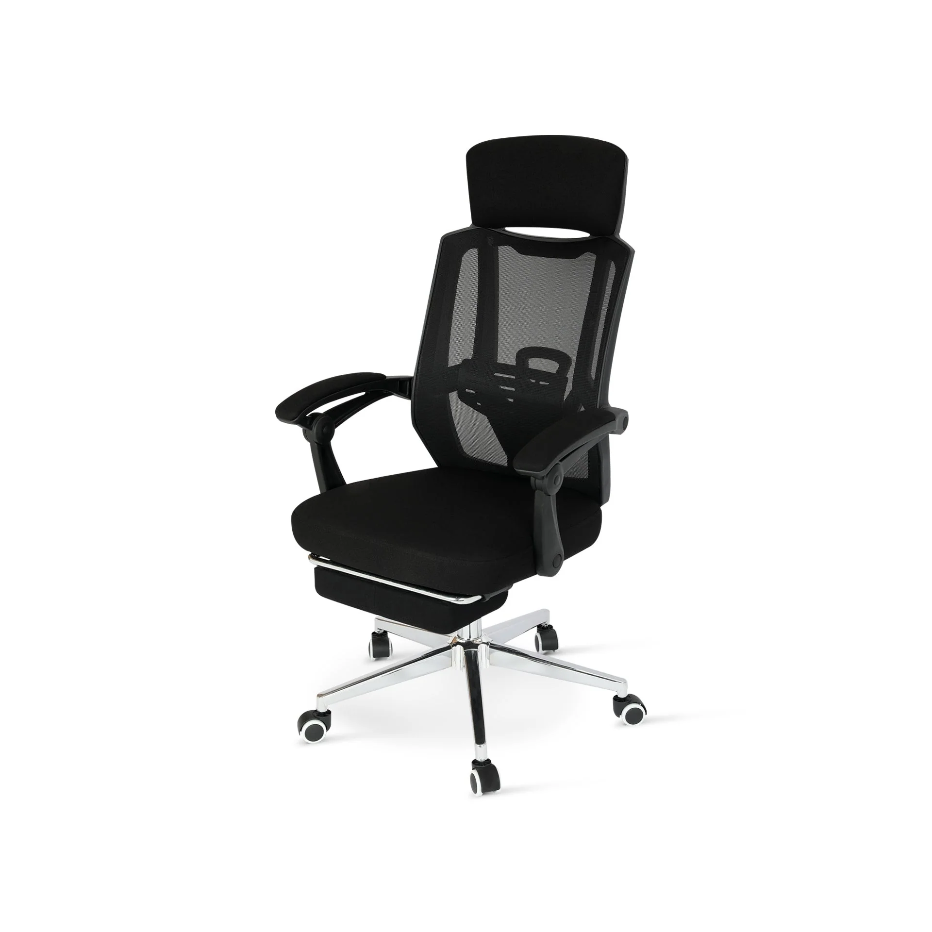 Melissa Office Chair with Footrest - Black - Image 5