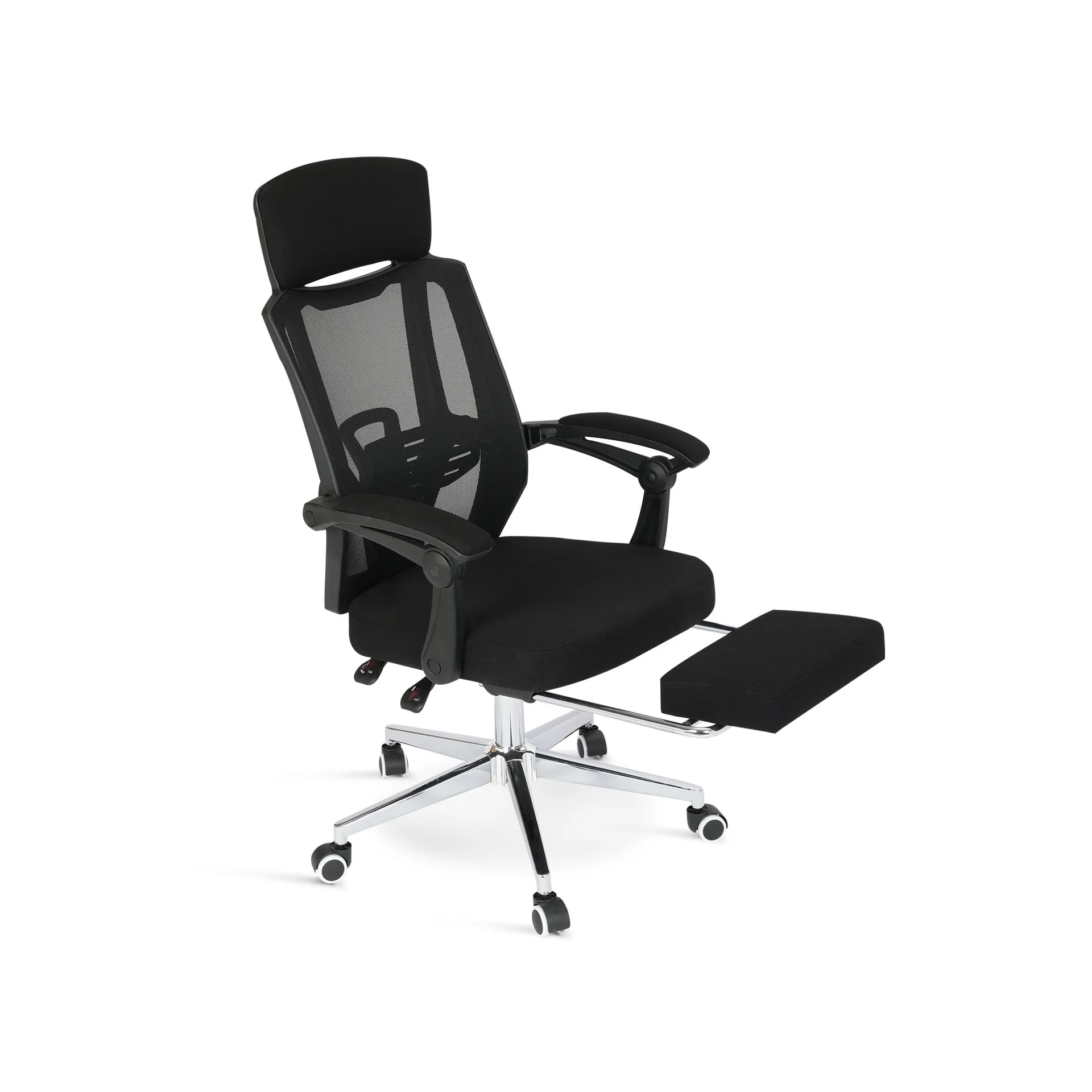 Melissa Office Chair with Footrest - Black - Image 7