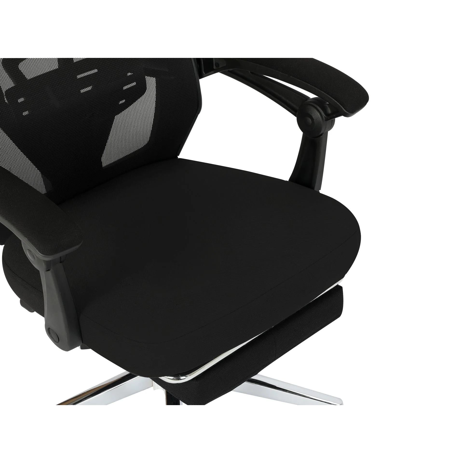 Melissa Office Chair with Footrest - Black - Image 9