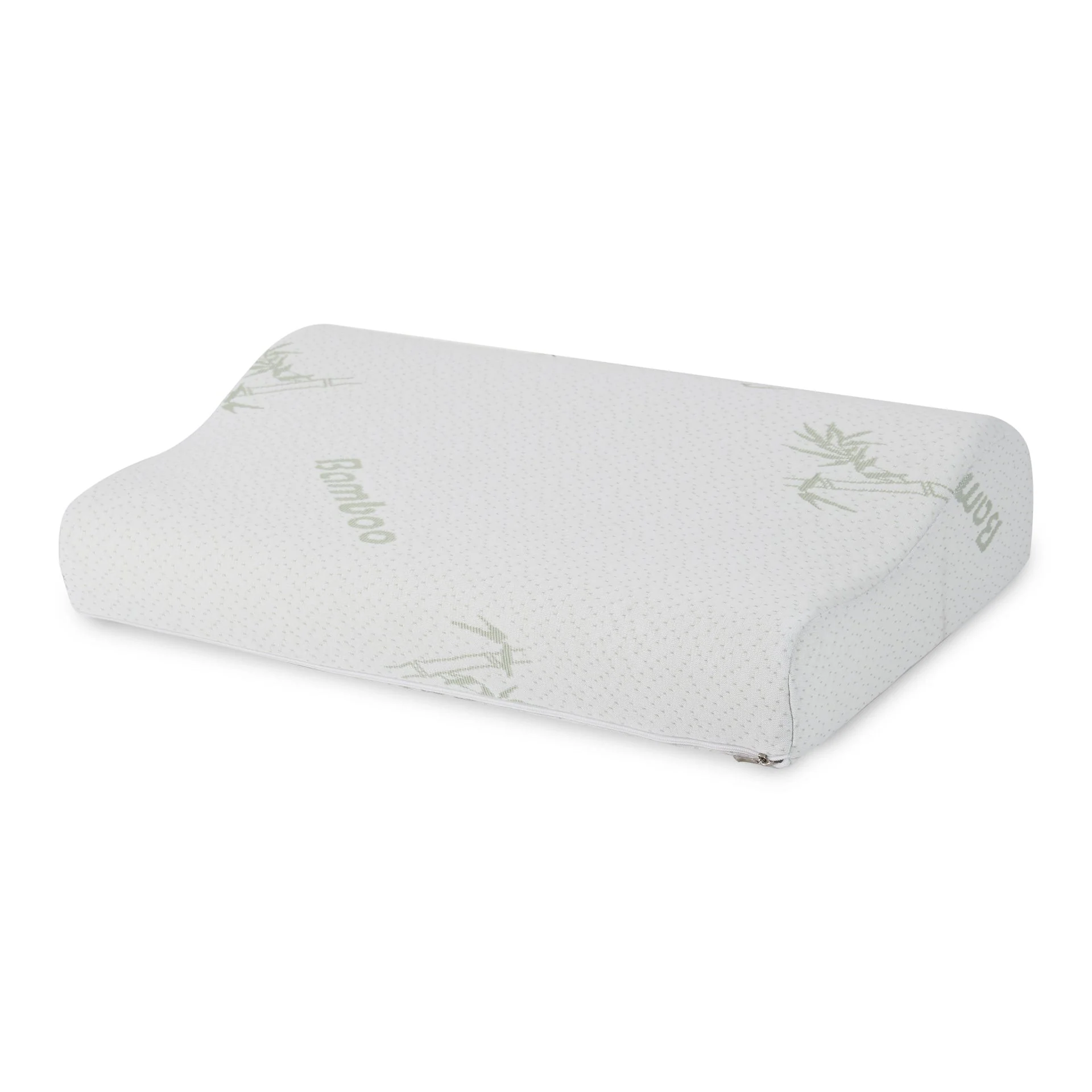 Memory Foam Pillow with Bamboo Cover - Set of 2 - M - Image 3