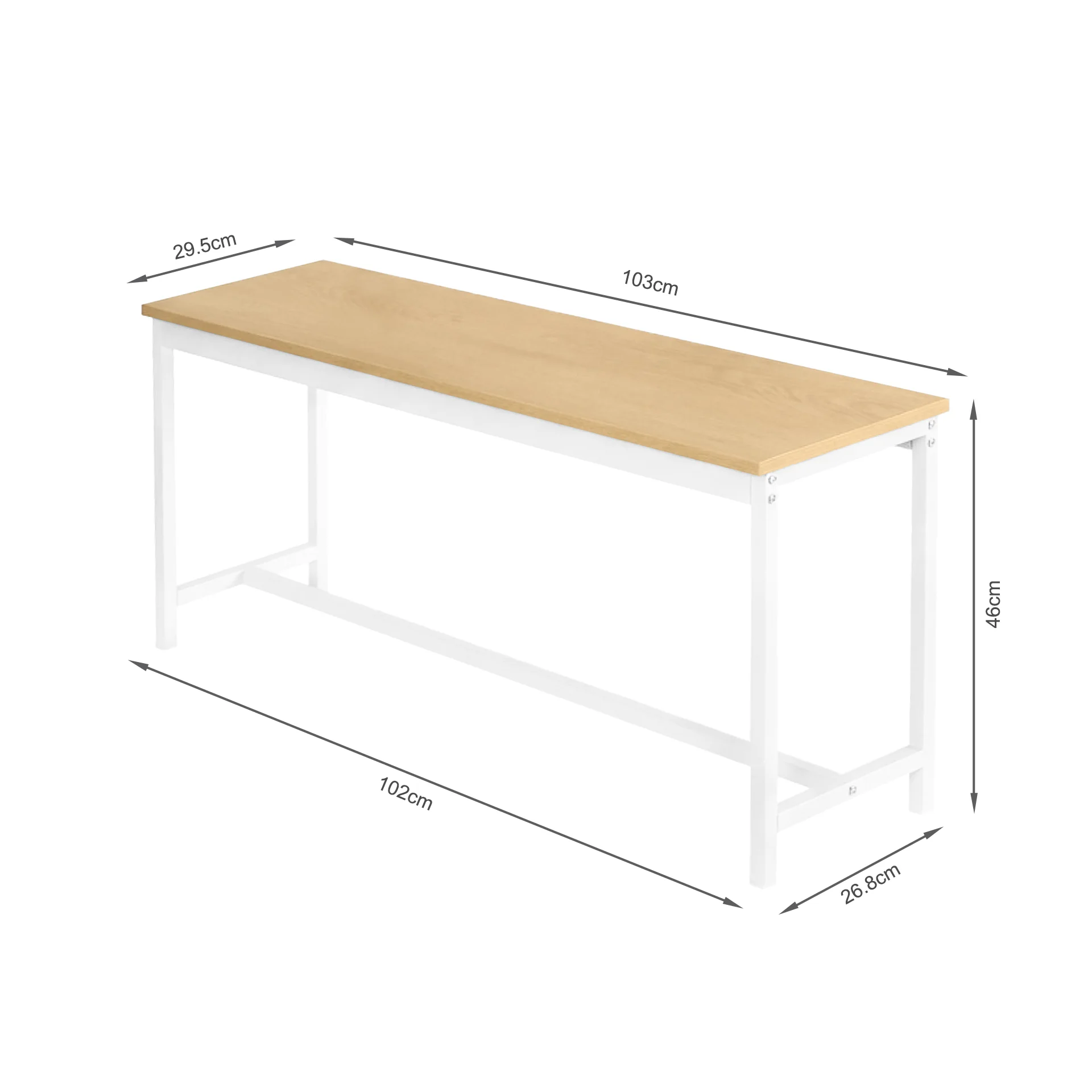 Merren 3 Piece Dining Set - Maple - Image 16