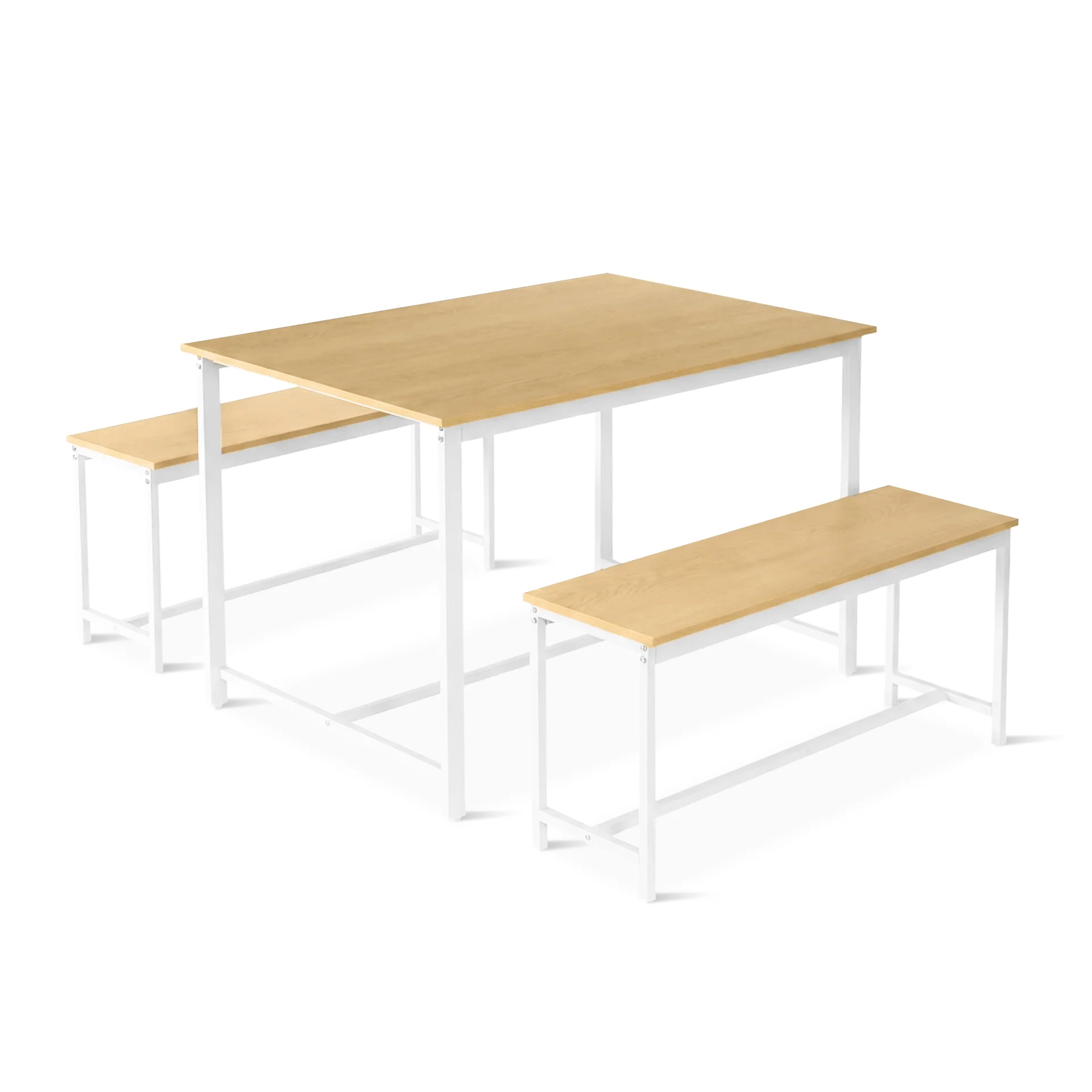 Merren 3 Piece Dining Set - Maple - Image 6