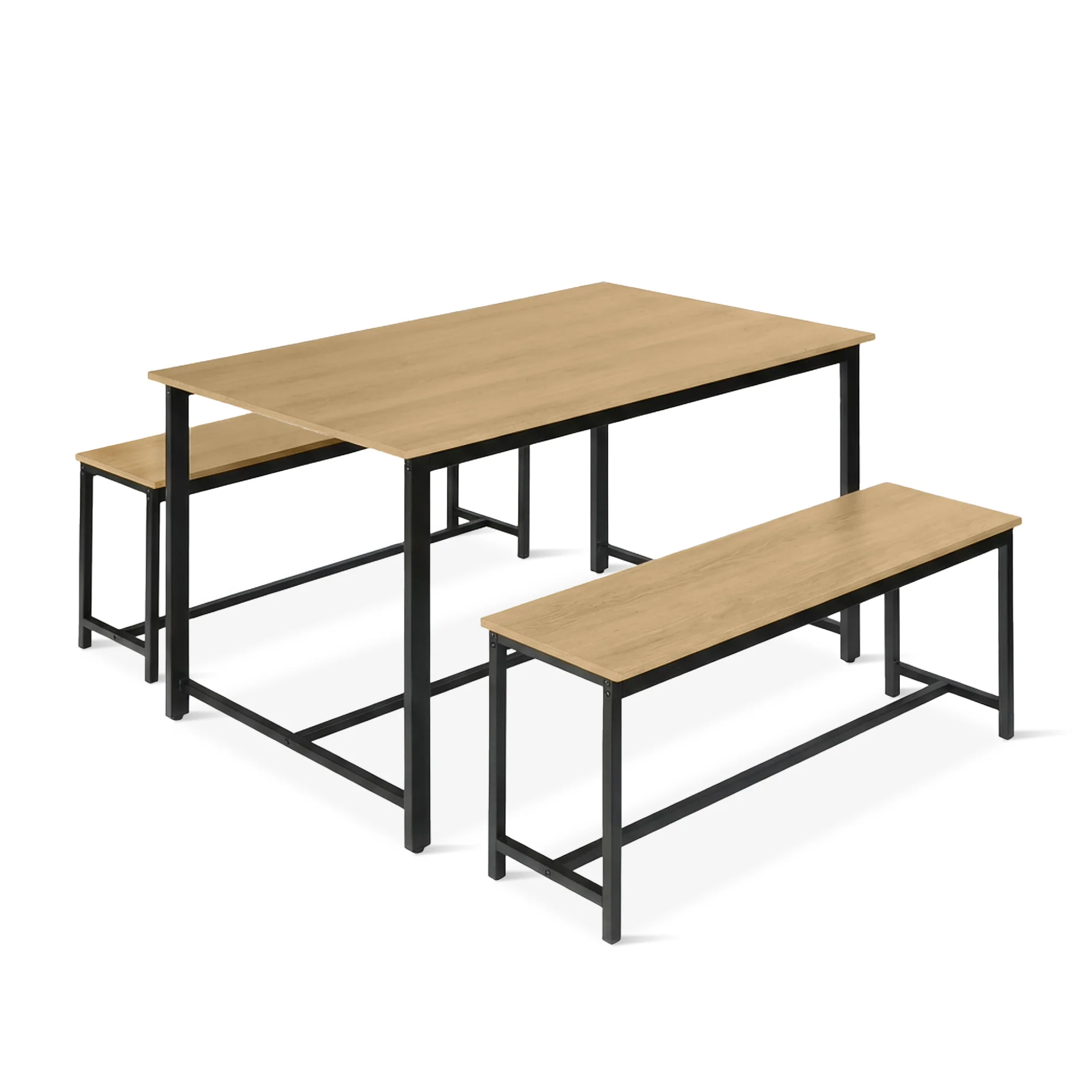 Merren 3 Piece Dining Set - Natural - Image 6