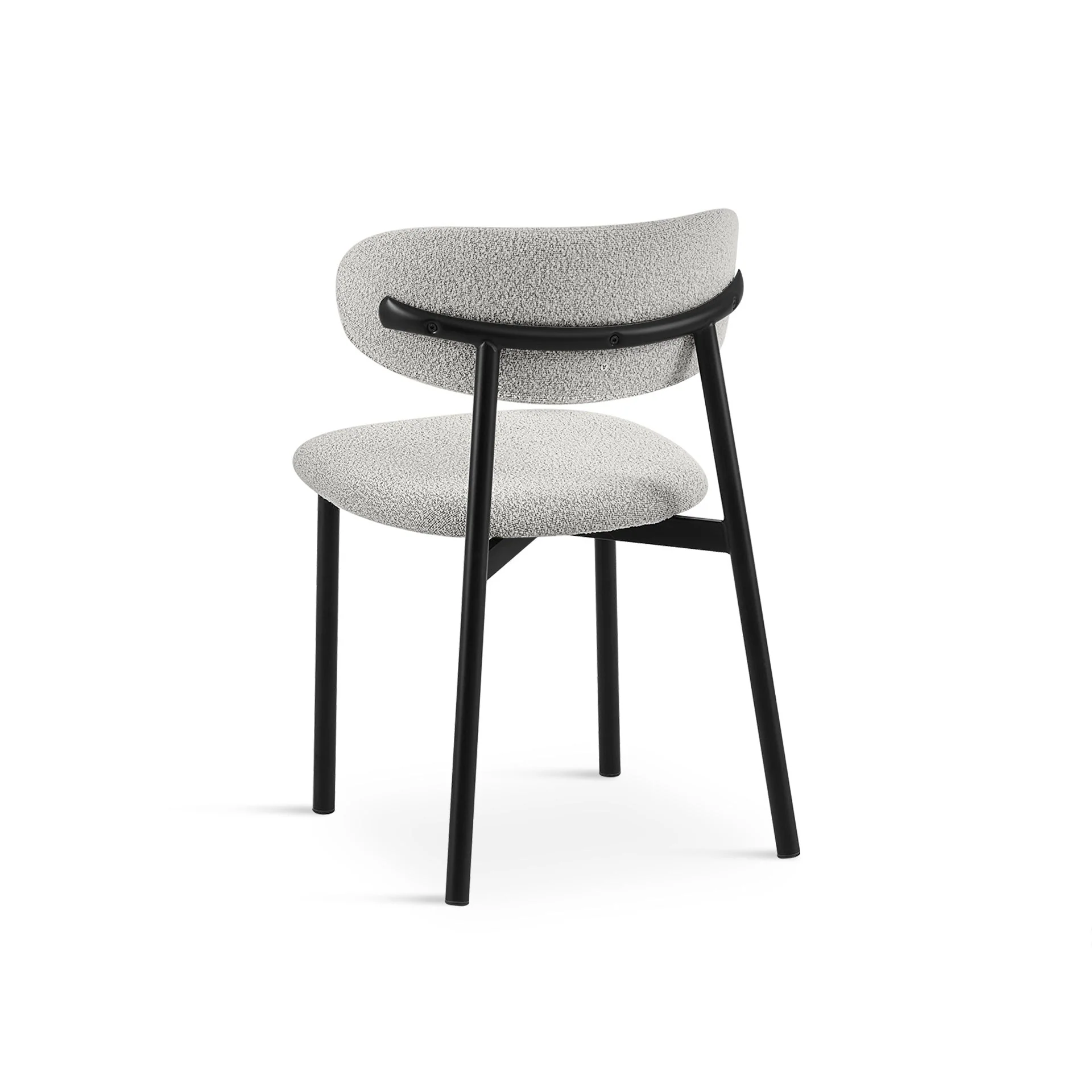 Merrit Fabric Dining Chair - Set of 4 - Light Grey - Image 8