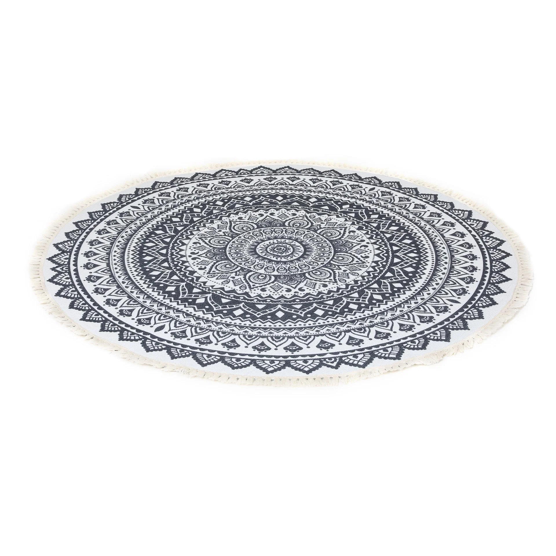 Mersey Bohemian Floor Rug - Black - Image 2