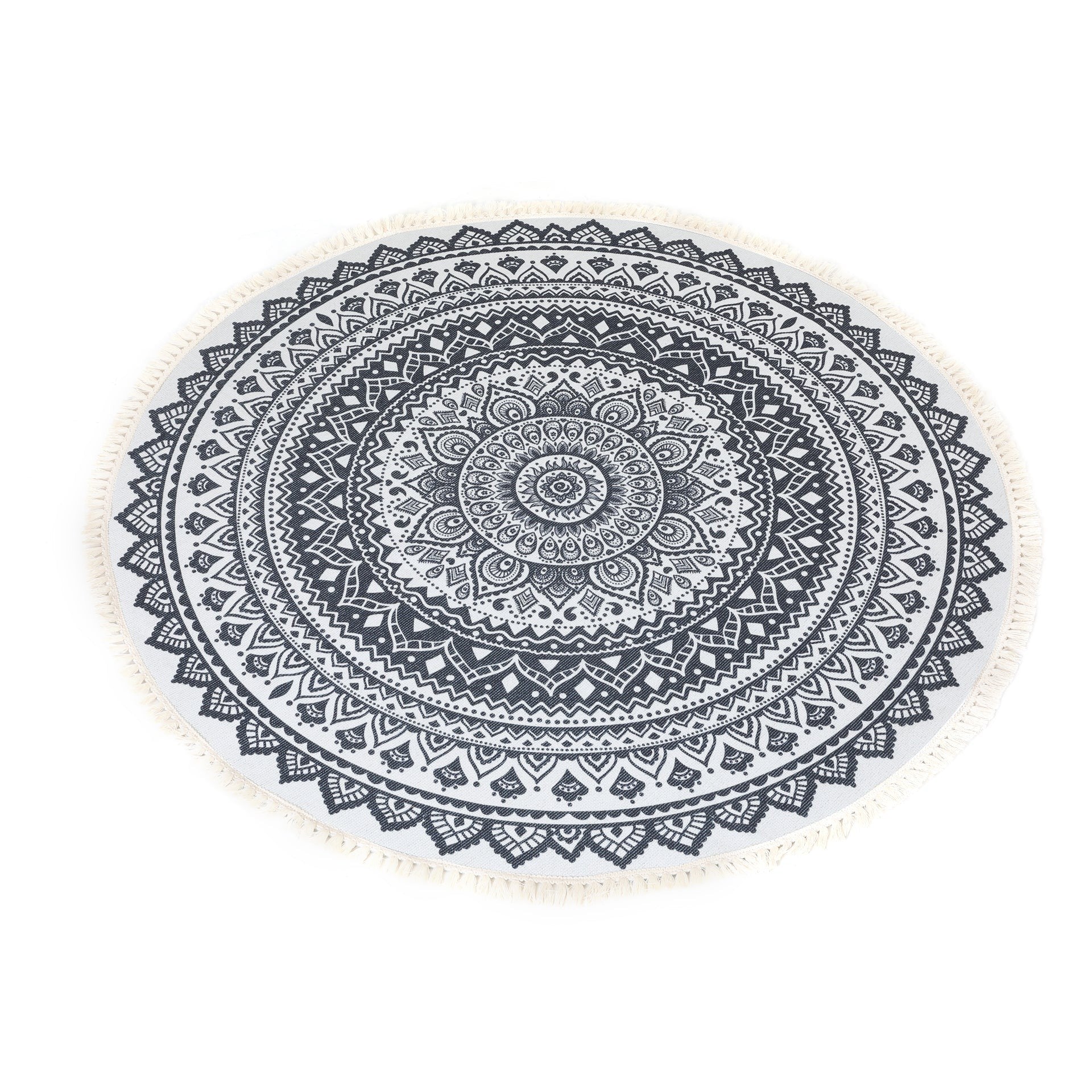 Mersey Bohemian Floor Rug - Black - Image 3