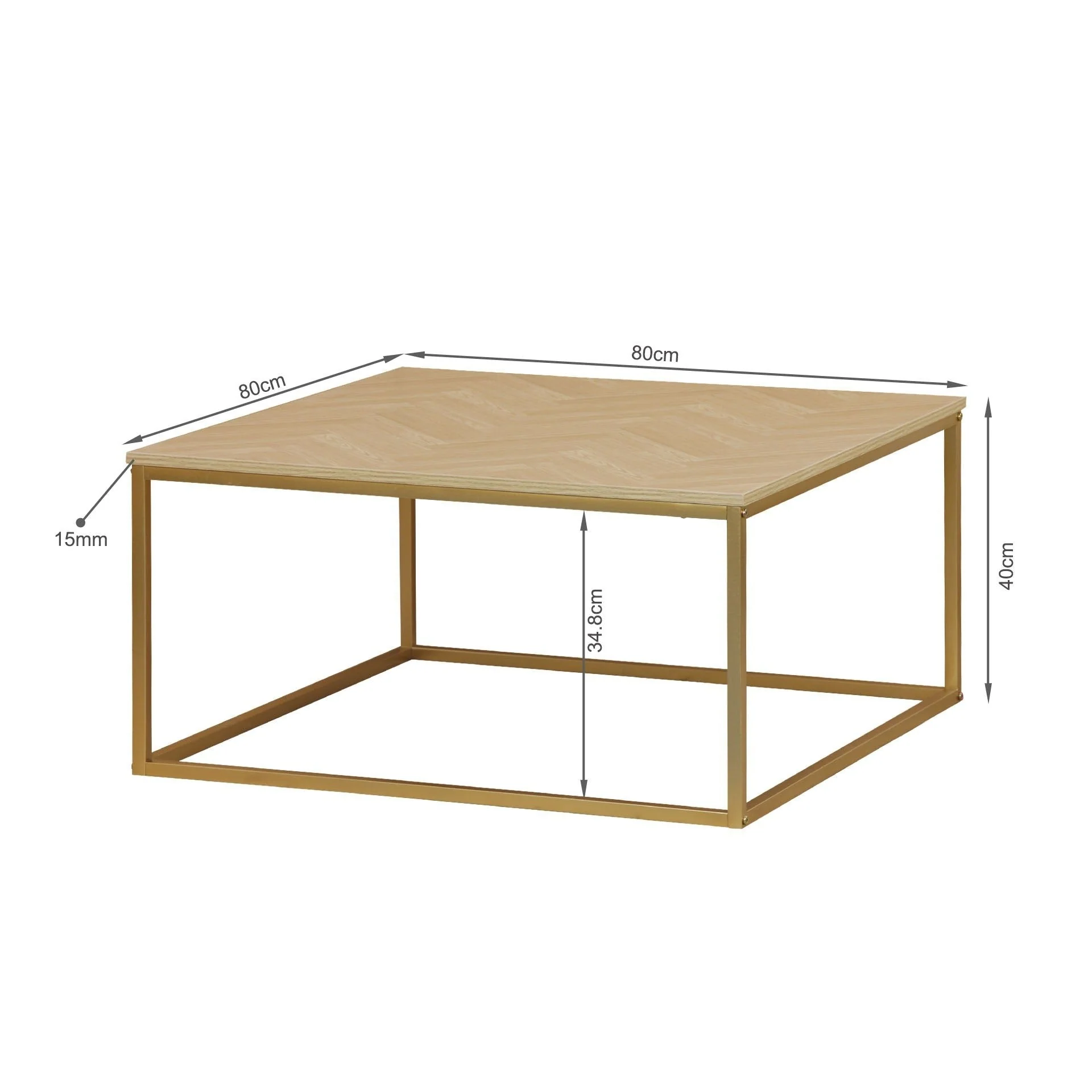 Mesa Rectangular Coffee Table - Natural - Image 10